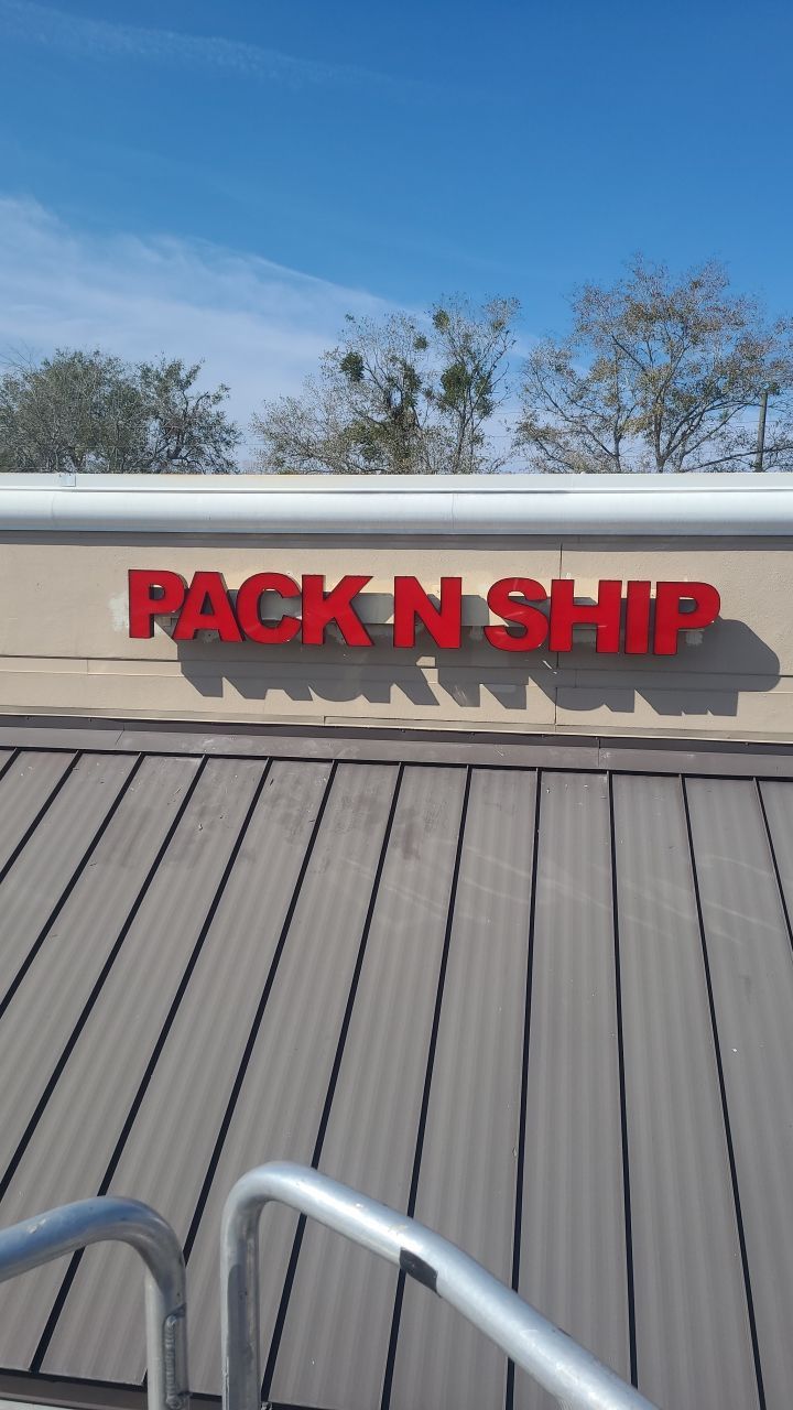 Channel Letters for Pack and Ship by SignCrafters