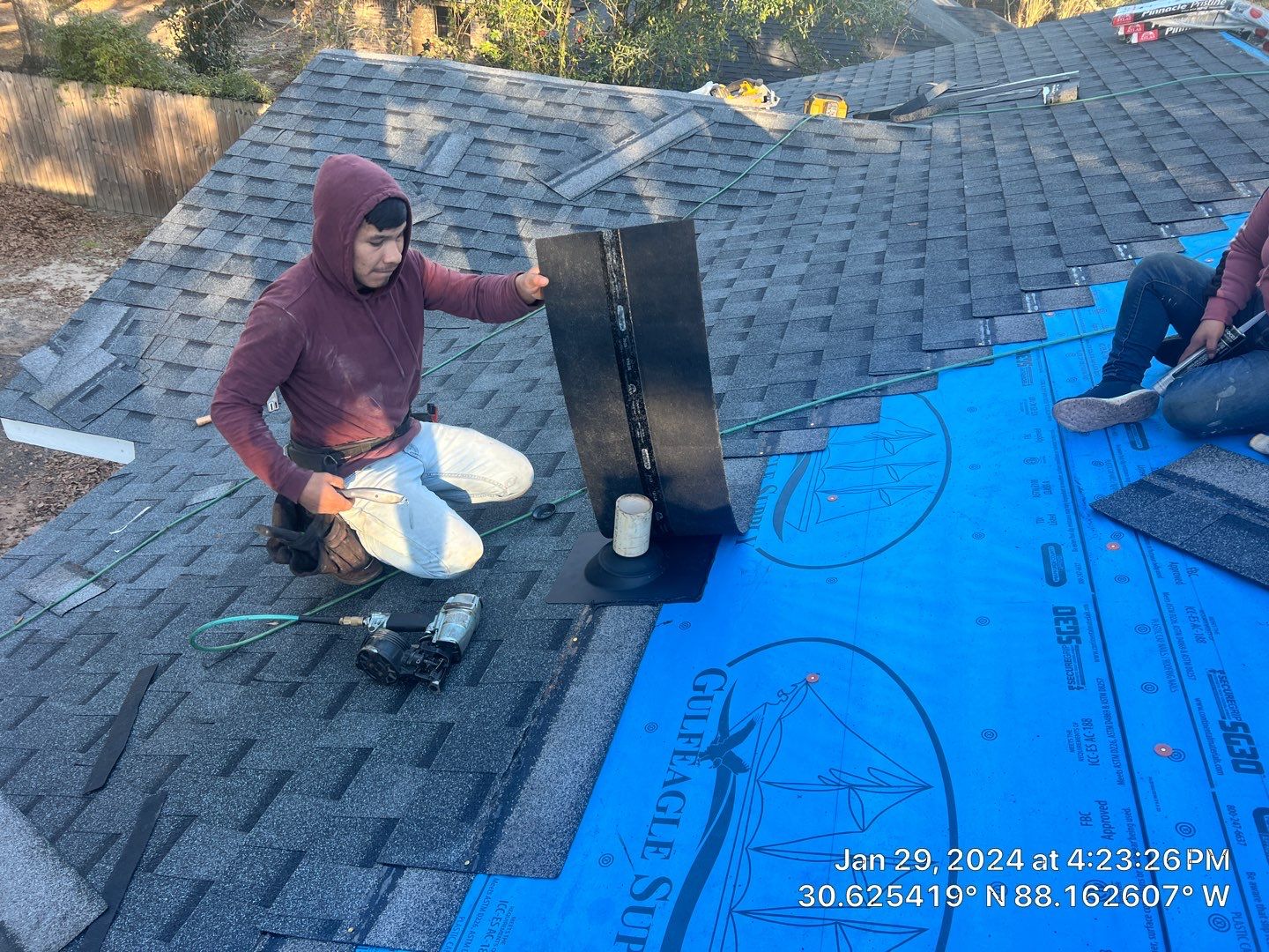 Roof replacement by American Roofing & Construction LLC