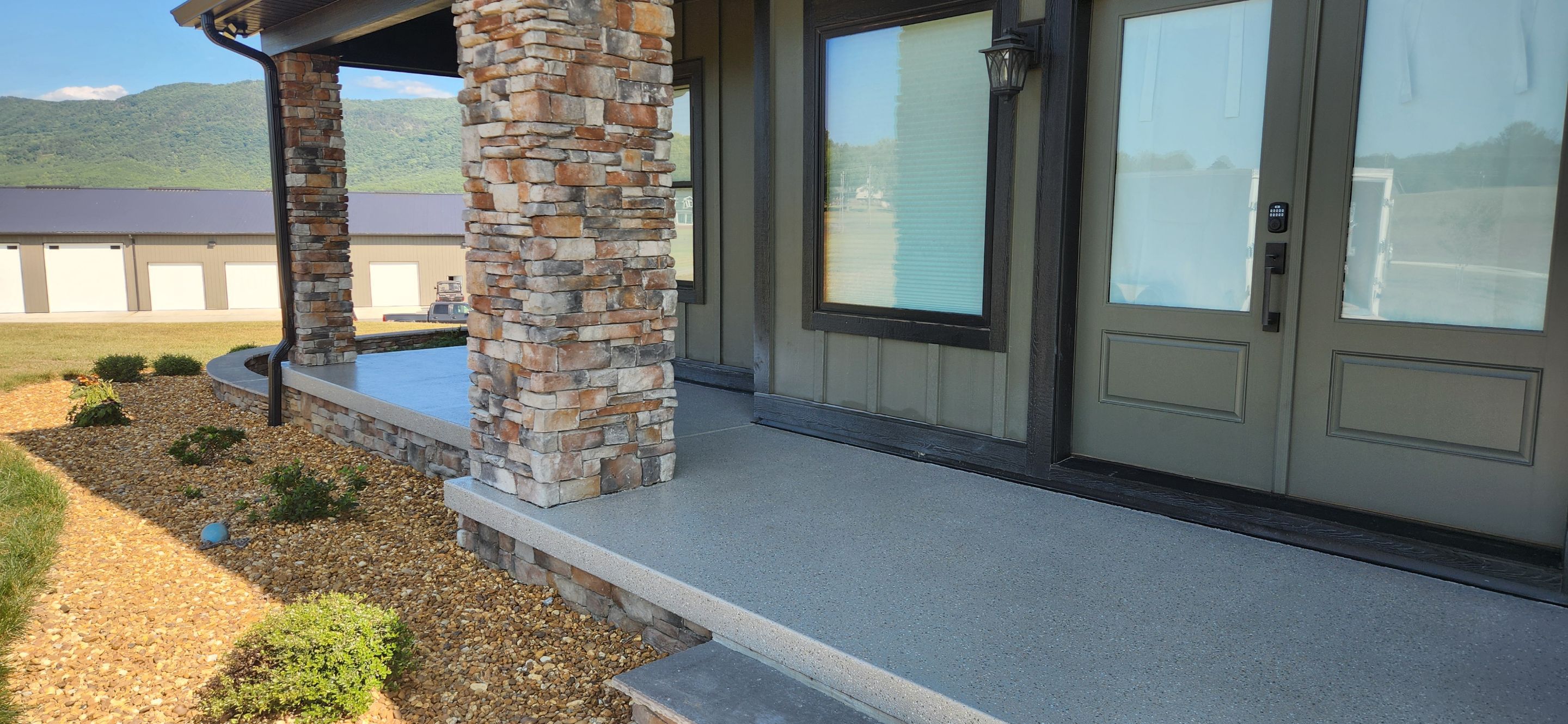 Front Porch & Shop Floor Upgrade by Elite Floor Solutions