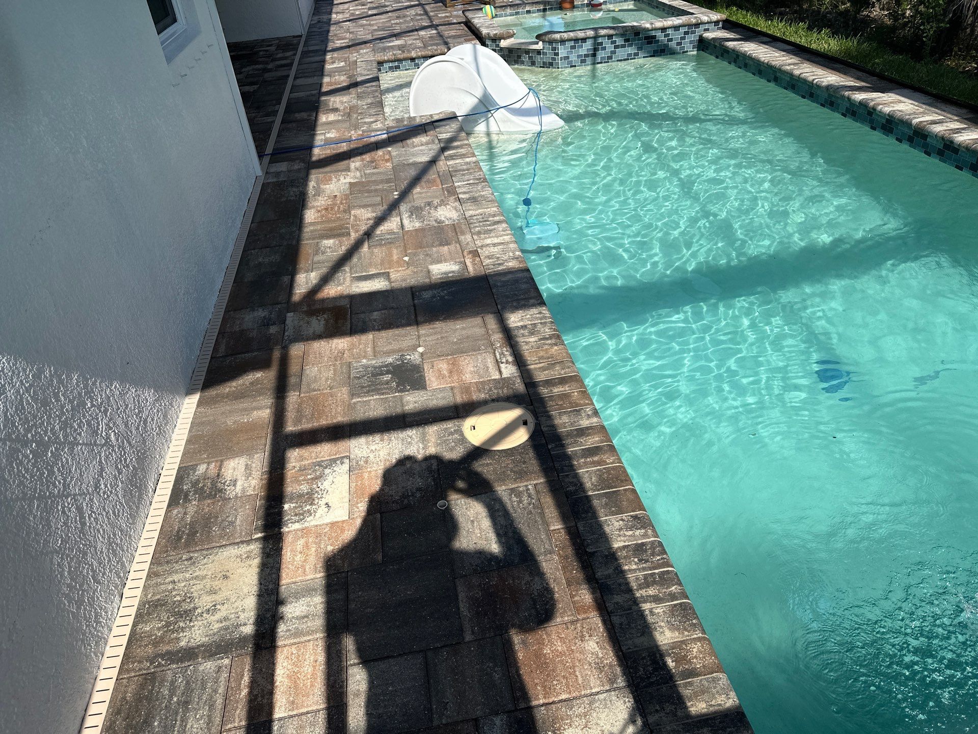 Screen Enclosure & Paver Pool Deck Cleaning in Trevesta Community, Palmetto, FL | Sunshine AquaWash by Sunshine AquaWash