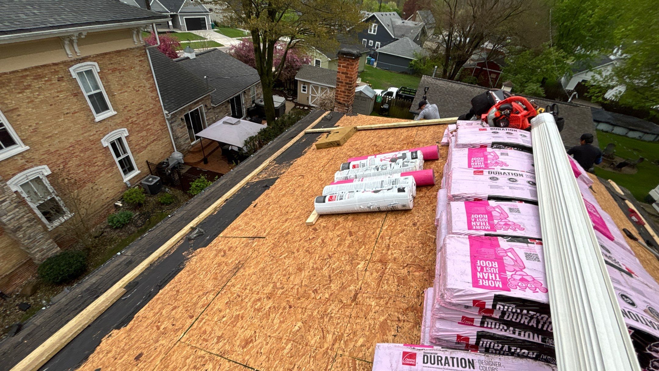 Roof Replacement using Owens Corning Summer Harvest by 180 Contractors