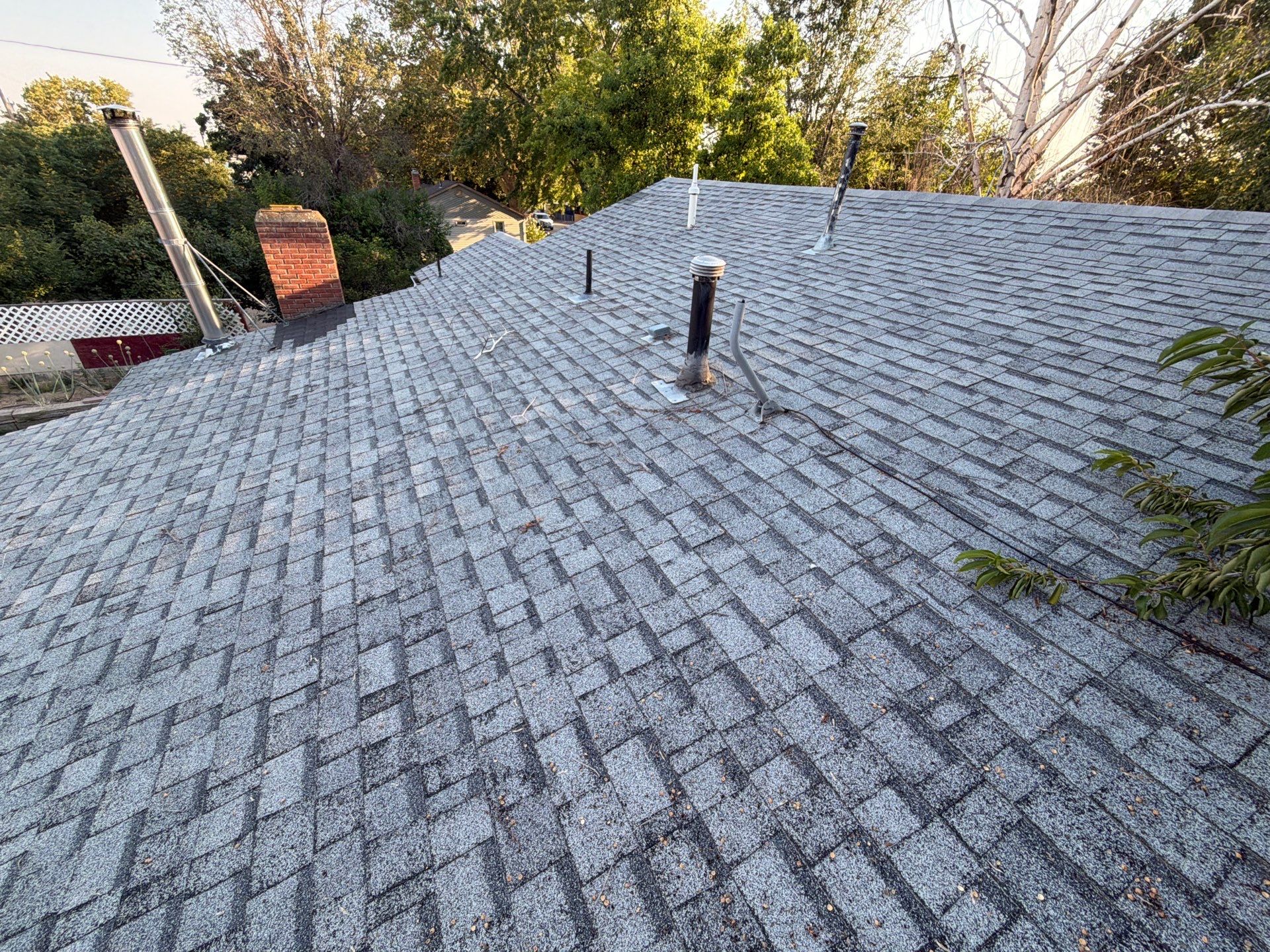 Parma Residential Roof Replacement with Gray Architectural Shingles by Olive Roofing
