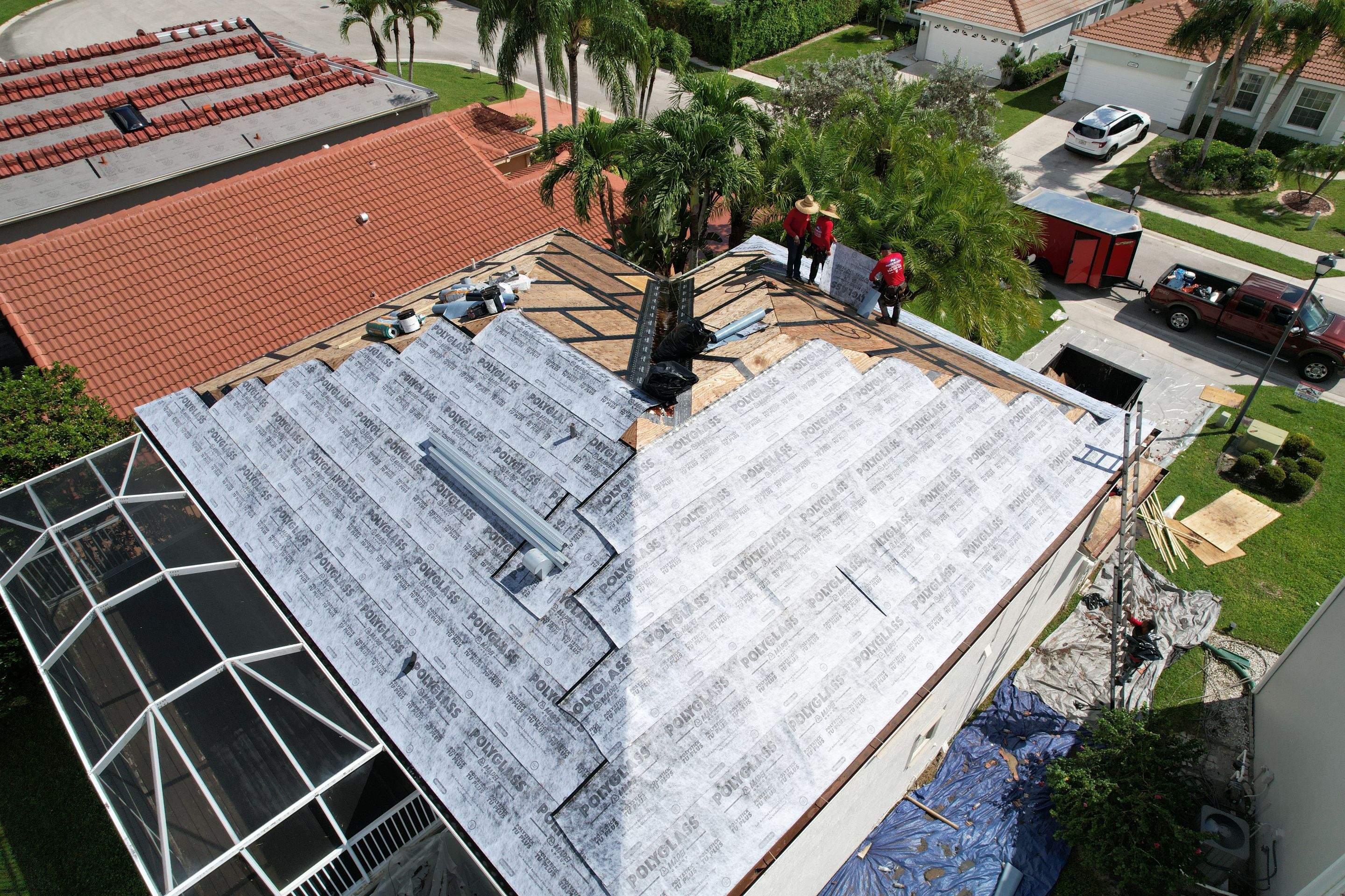 Tile Reroof in Boca Raton by Roofing Recovery