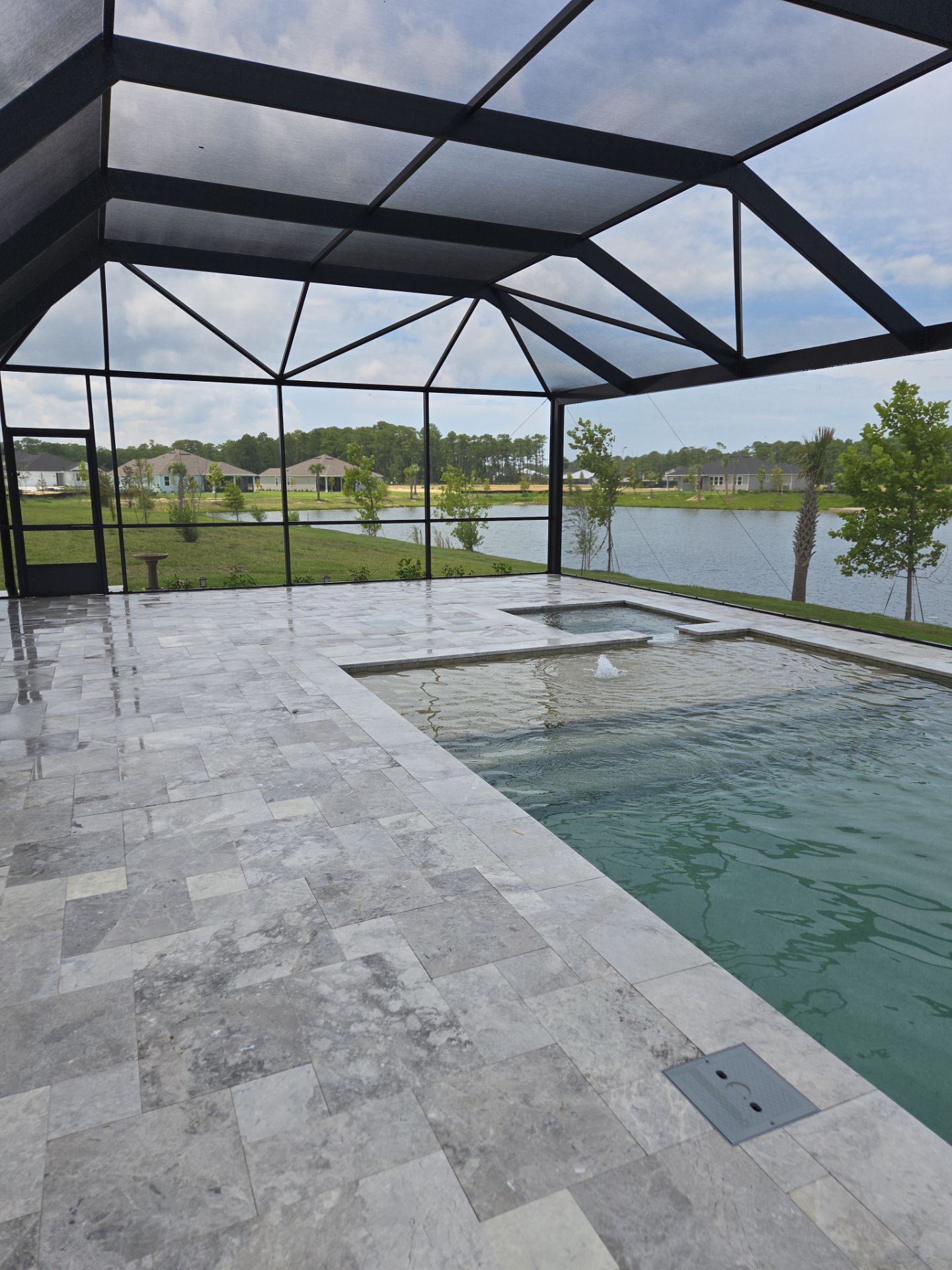 Pool Pavers using Concrete Sealant by DuraSeal