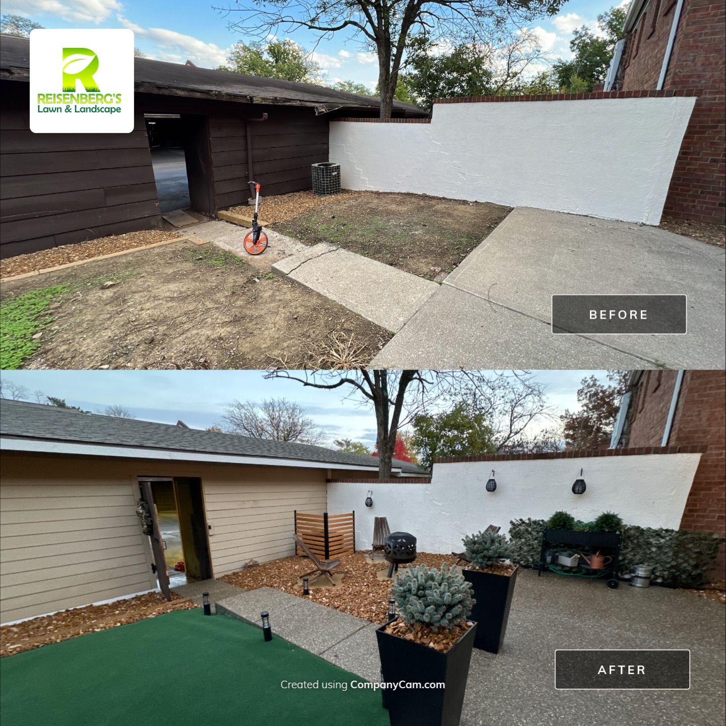 Courtyard Overhaul by Reisenberg’s Lawn & Landscape, LLC
