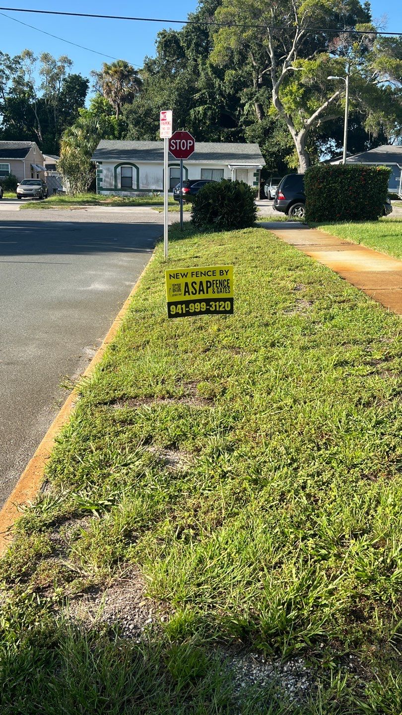 St. Petersburg 6ft. Tall Treated Board on Board by Asap fence and gates, LLC