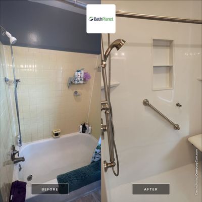 Zero Curb Walk-In Shower