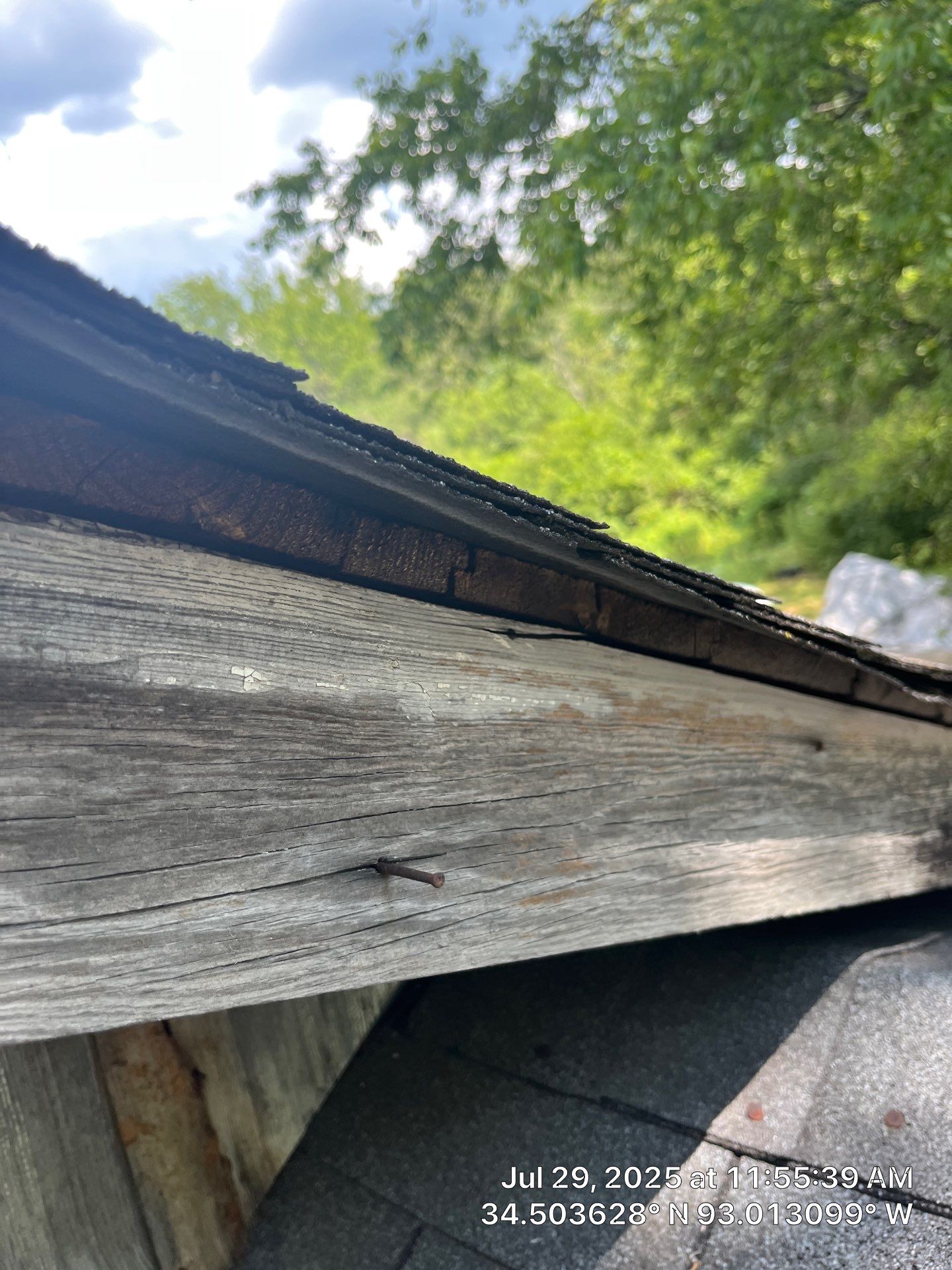 GAF Timberline HDZ Roof Replacement on Brick Home in Hot Springs by Temple Roofing and Exteriors