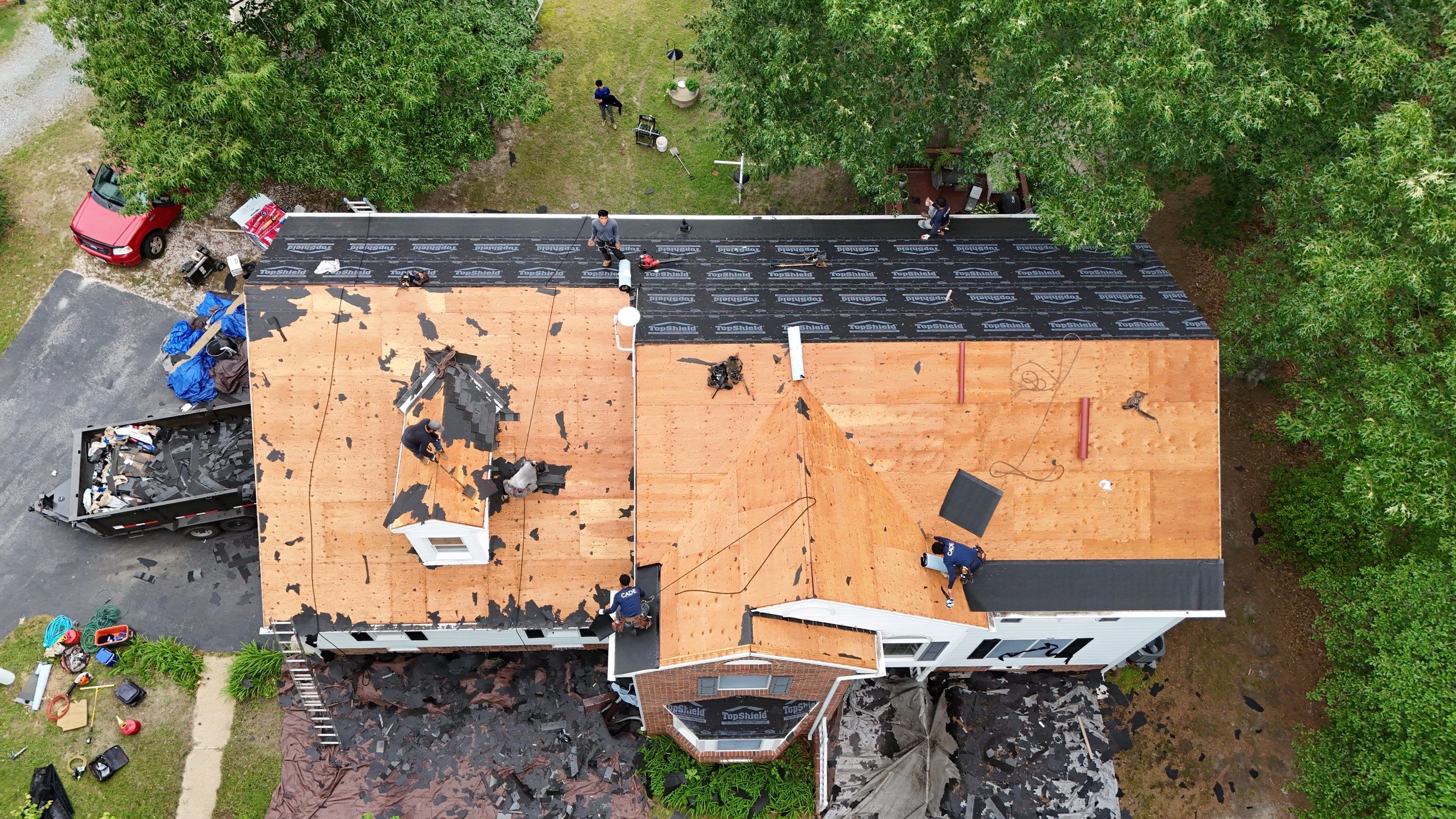 Full Roof Replacement in Quinton VA by Cade Construction