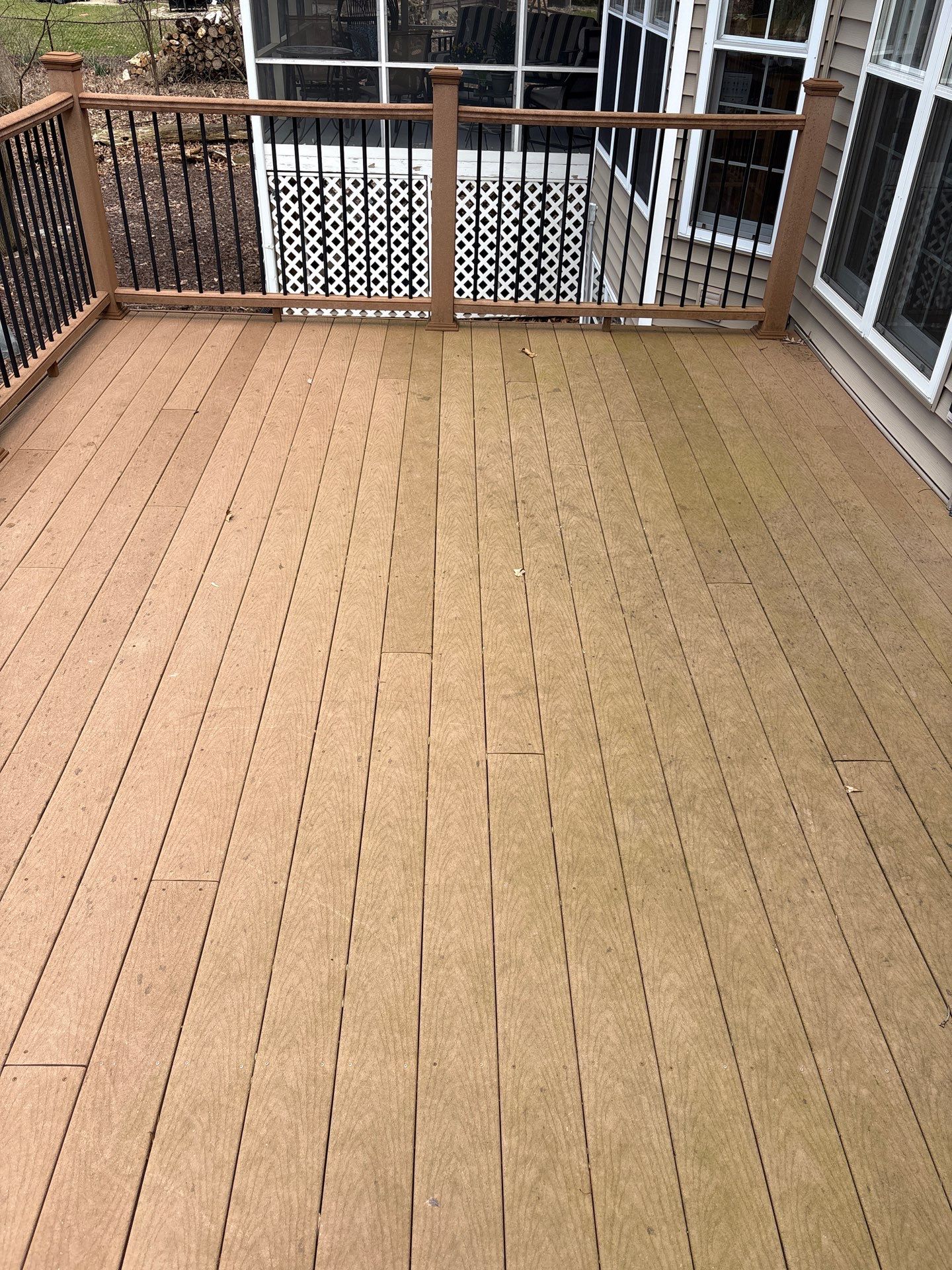 deck cleaning by Under Pressure Power Washing 