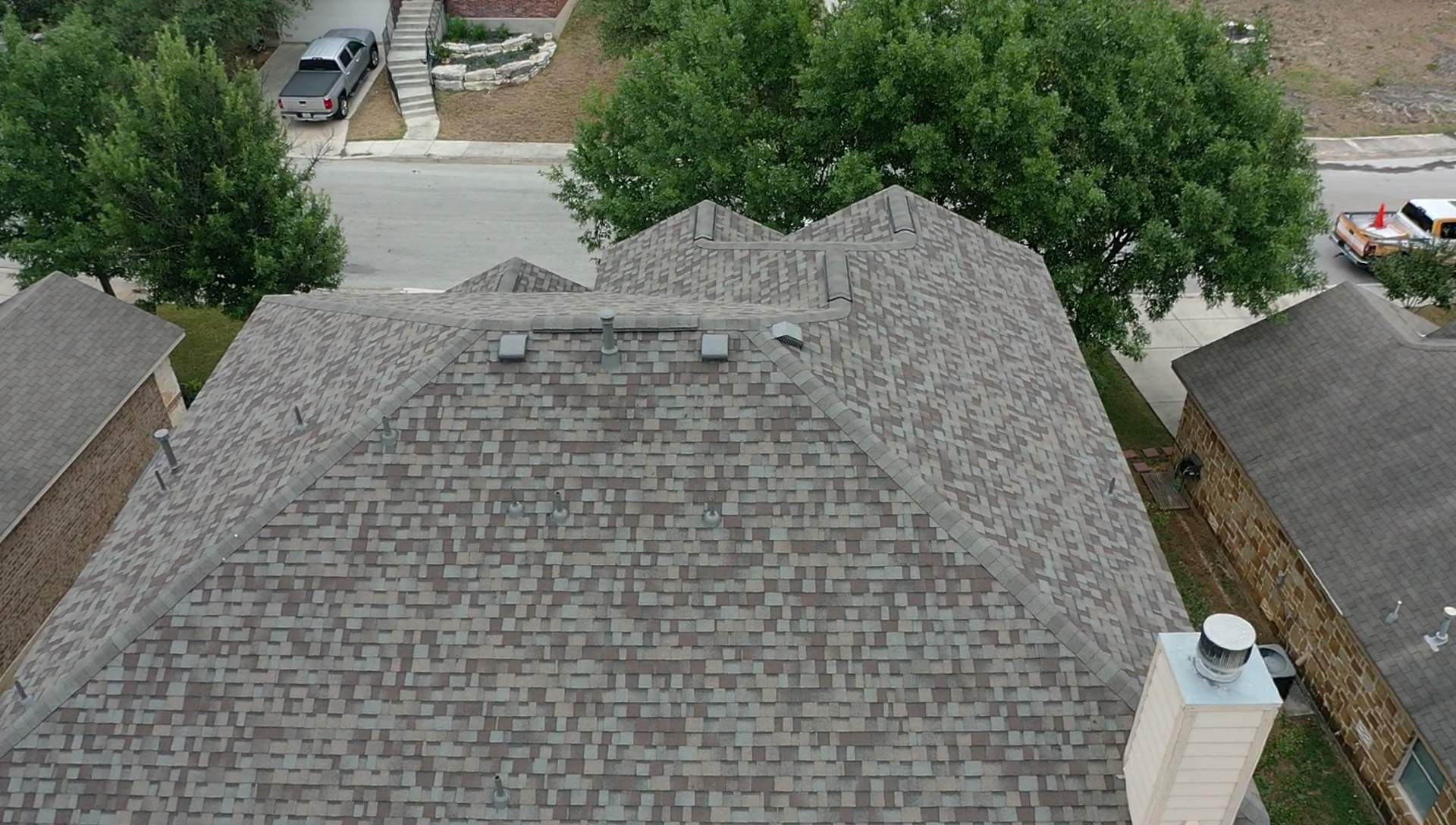 Residential Roof Replacement using Owens Corning 30 year Architectural Shingles by Premier Roofing and Contracting