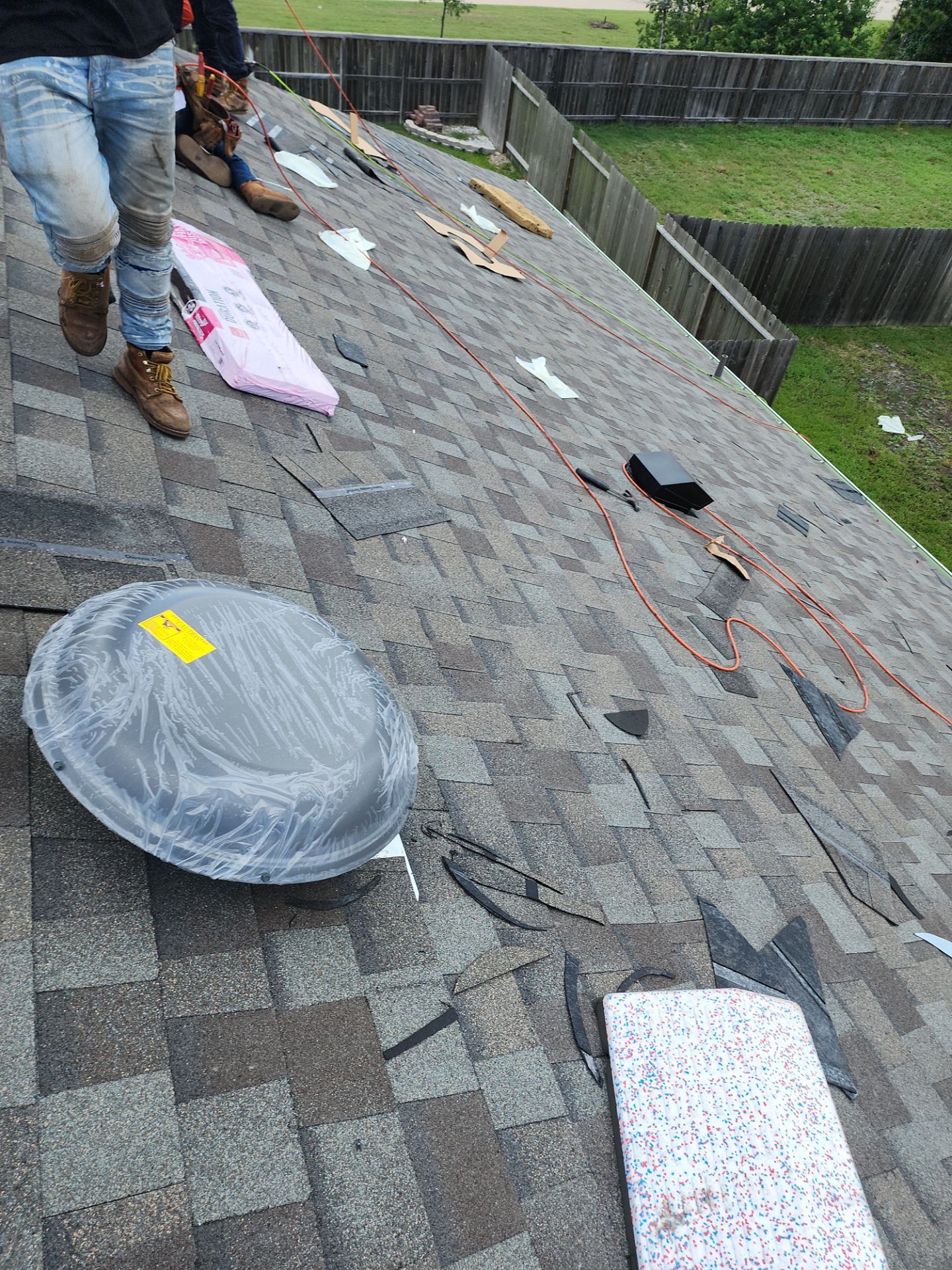 Residential Roofing Installation using Owen's Corning Duration (Lifetime) Shingles by Roof Repair Company