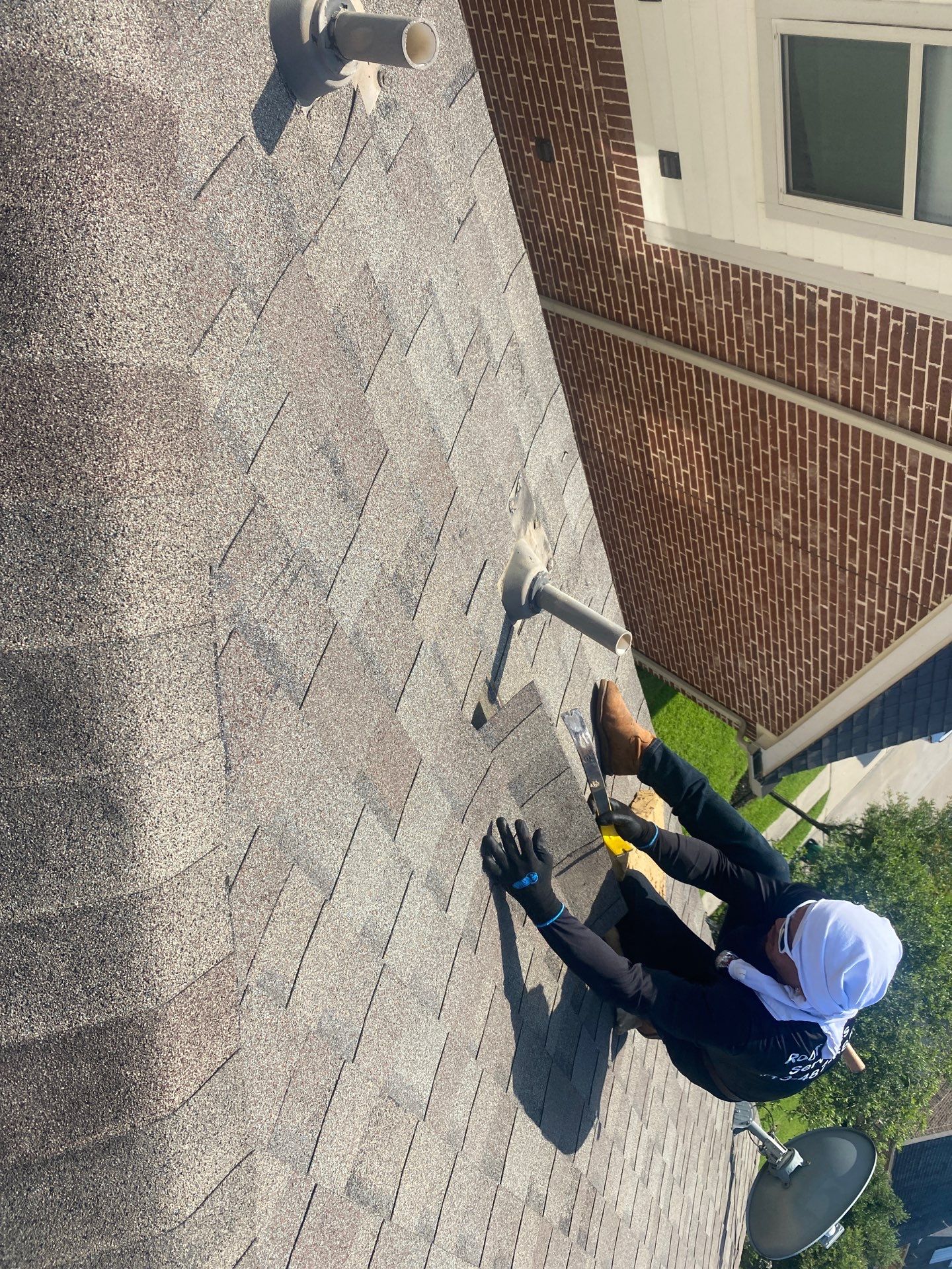 Hail Damage using Owen's Corning Duration (Lifetime) Shingles by Roof Repair Company