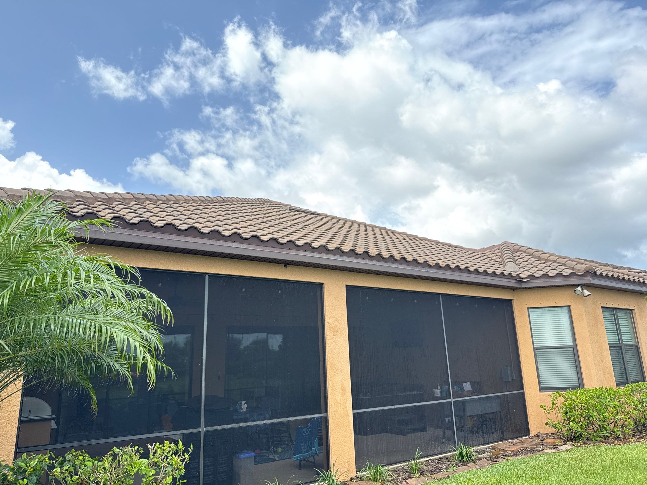 Tile Roof Cleaning & Paver Driveway Restoration – Artisan Lakes Esplanade, Palmetto, FL by Sunshine AquaWash
