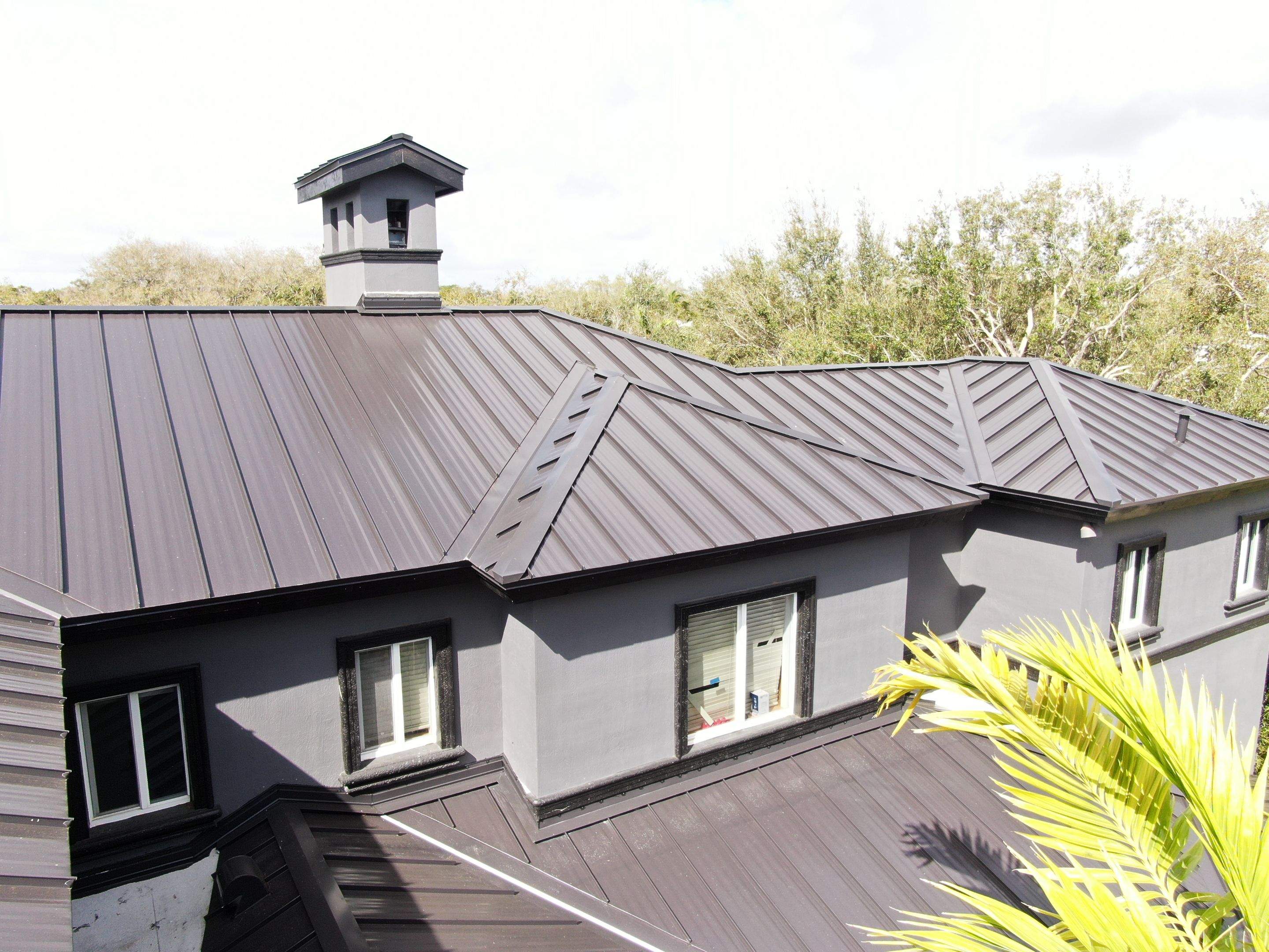 Metal Roof - Galvalume - Matte Black by Istueta Roofing