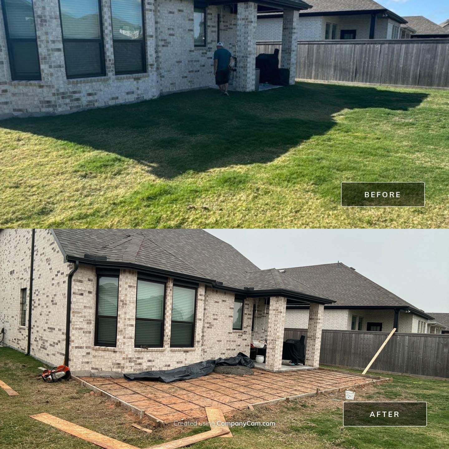 🏡✨ Tyler’s Patio Extension & Backyard Refresh by Texas Urban Elements