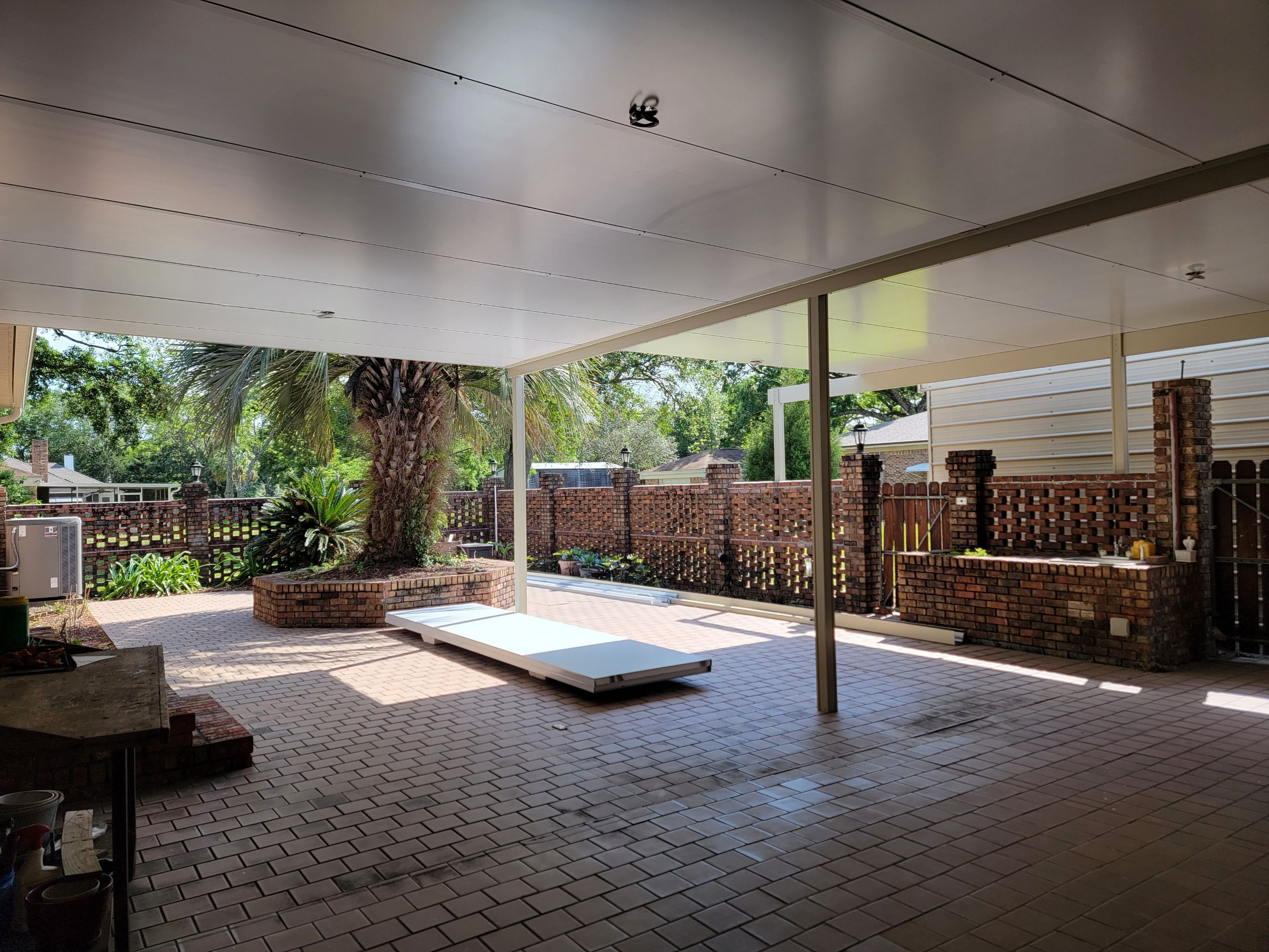 Patio Cover using Colorbeam by Titan Sunrooms