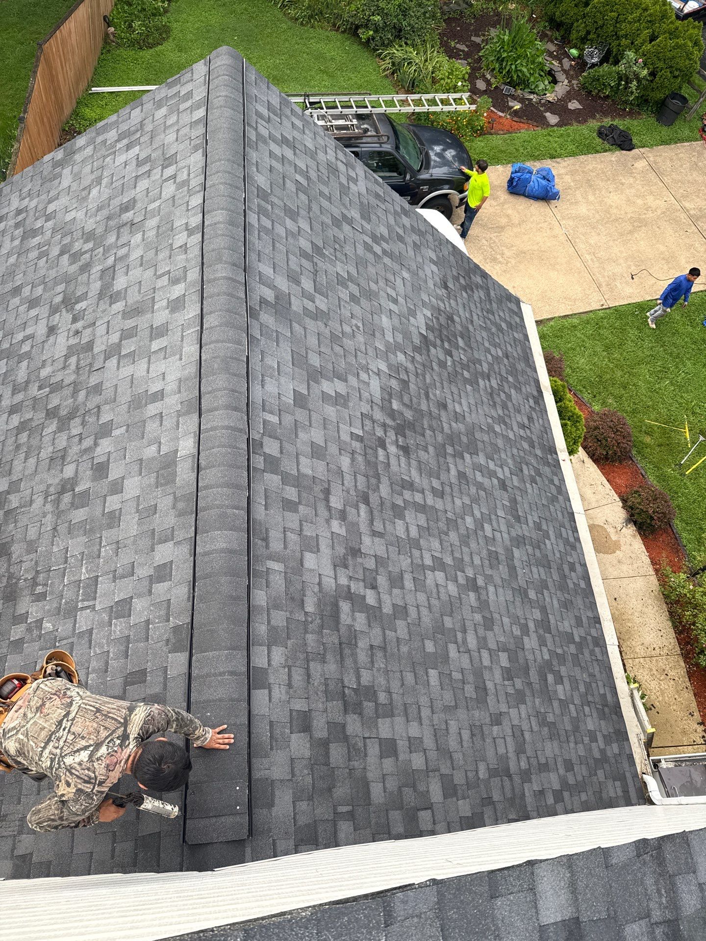 Lorton: Residential Roof with CertainTeed Landmark Pro in Max Def Moire Black by RM Banning, Inc.