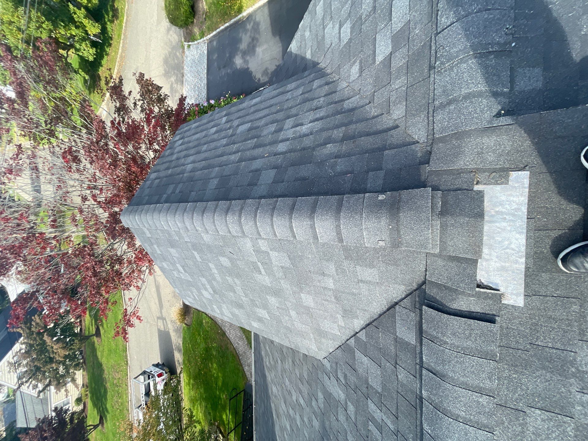 Residential Roofing Installation using Owens Corning Duration Onyx Black by A Plus Exterior