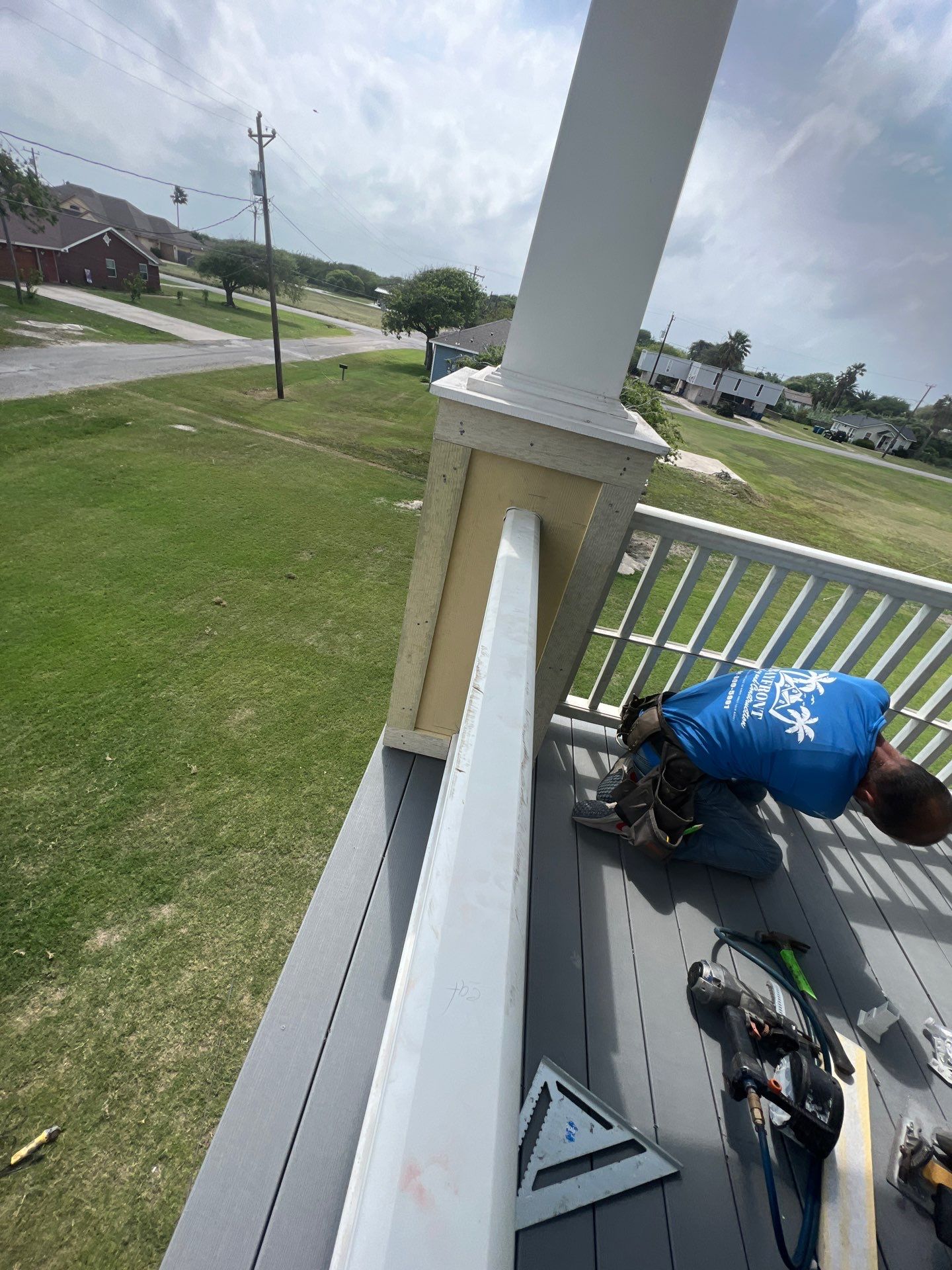 Portland Shore Porch Build by Bayfront Roofing and Construction
