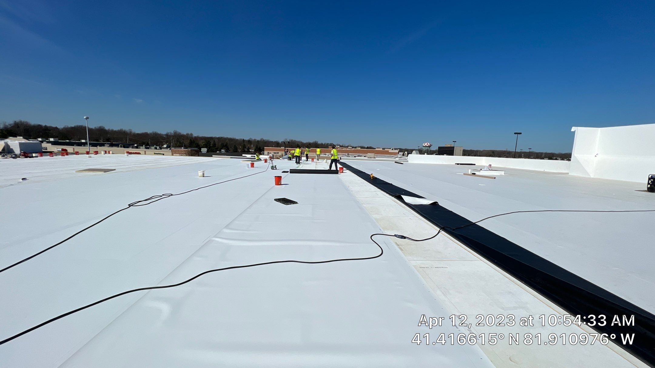 North Olmsted Ohio TPO Roof Install by Gold Star Roofing LLC 