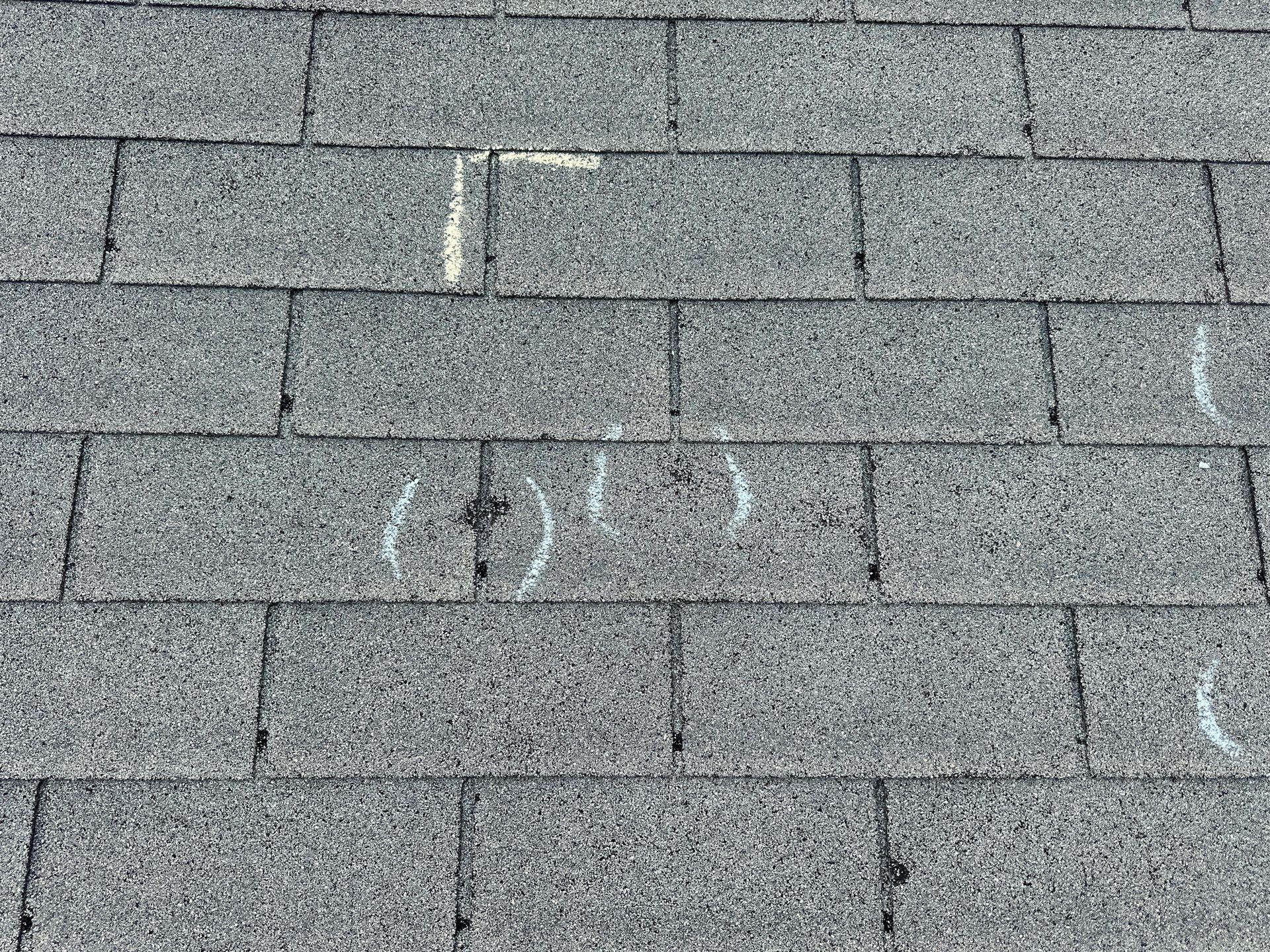 Solid Hail Damage - 3 Tab by Paragon Roofing