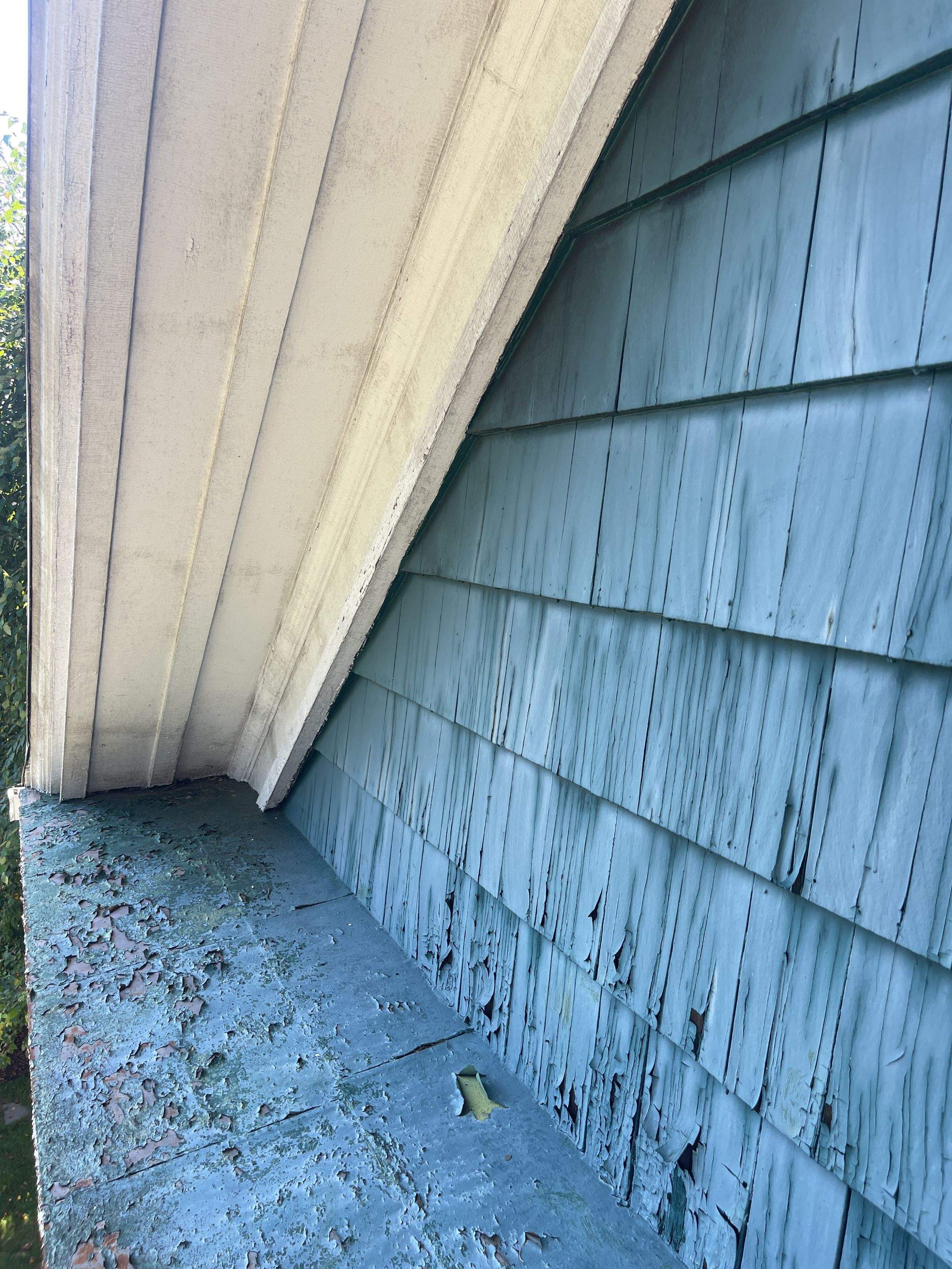 Siding Repair using Wood Shake by A Plus Exterior