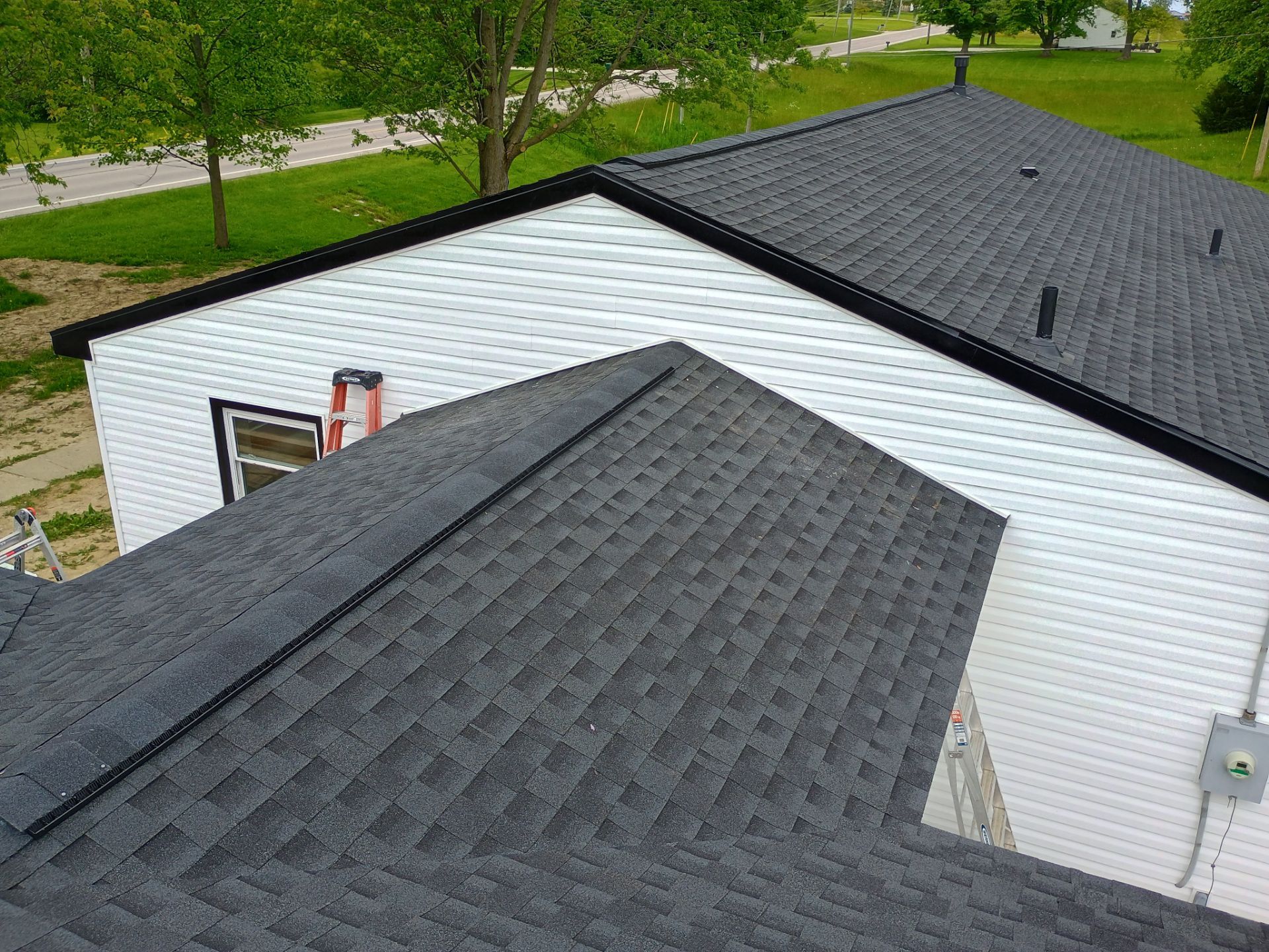 Residential Remodel using GAF Timberline HDZ Charcoal by Nitro Roofing and Construction