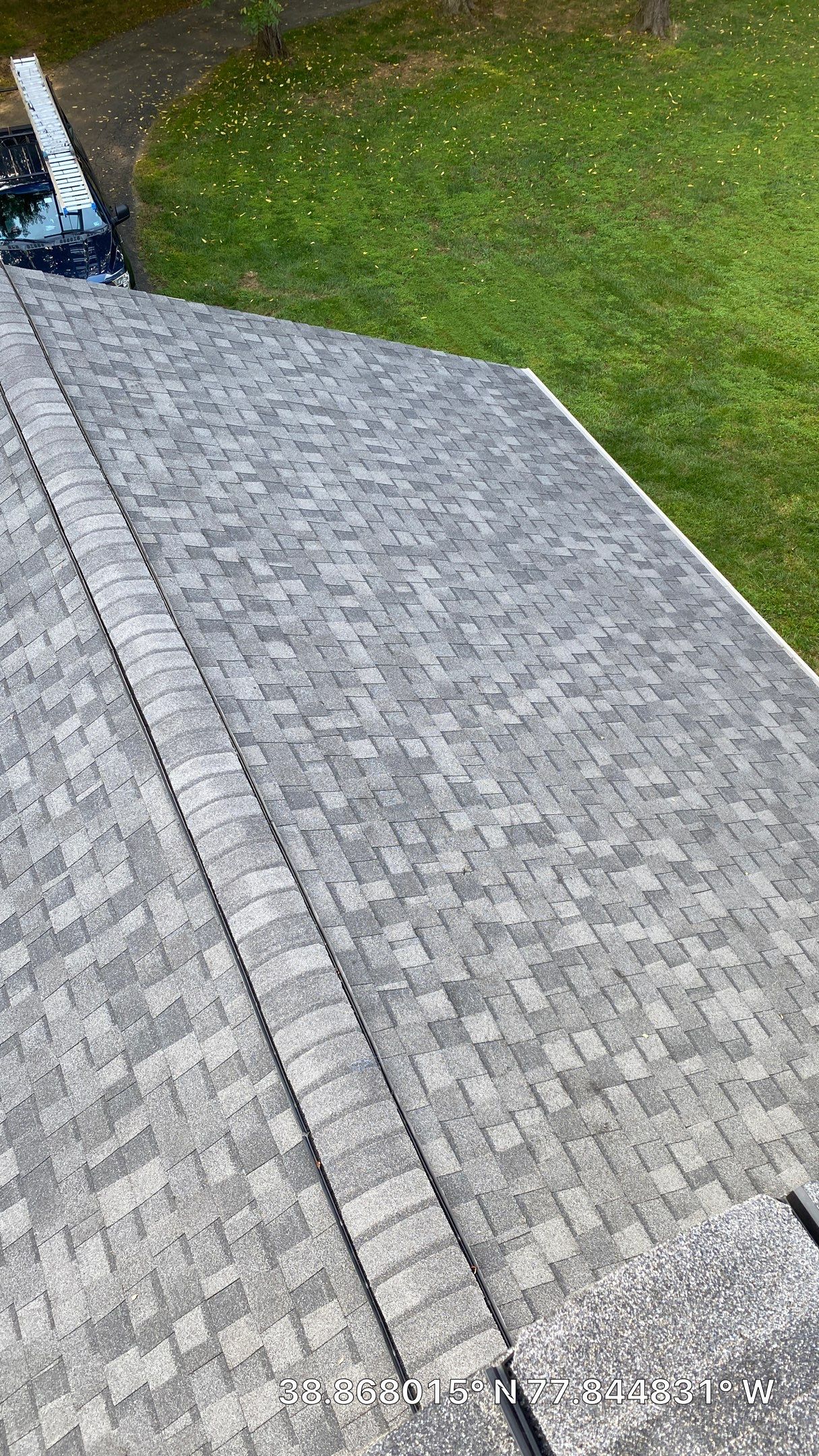 Marshall Roofing Project - Landmark Pro Max Def Pewterwood Designer Shingles by RM Banning, Inc.