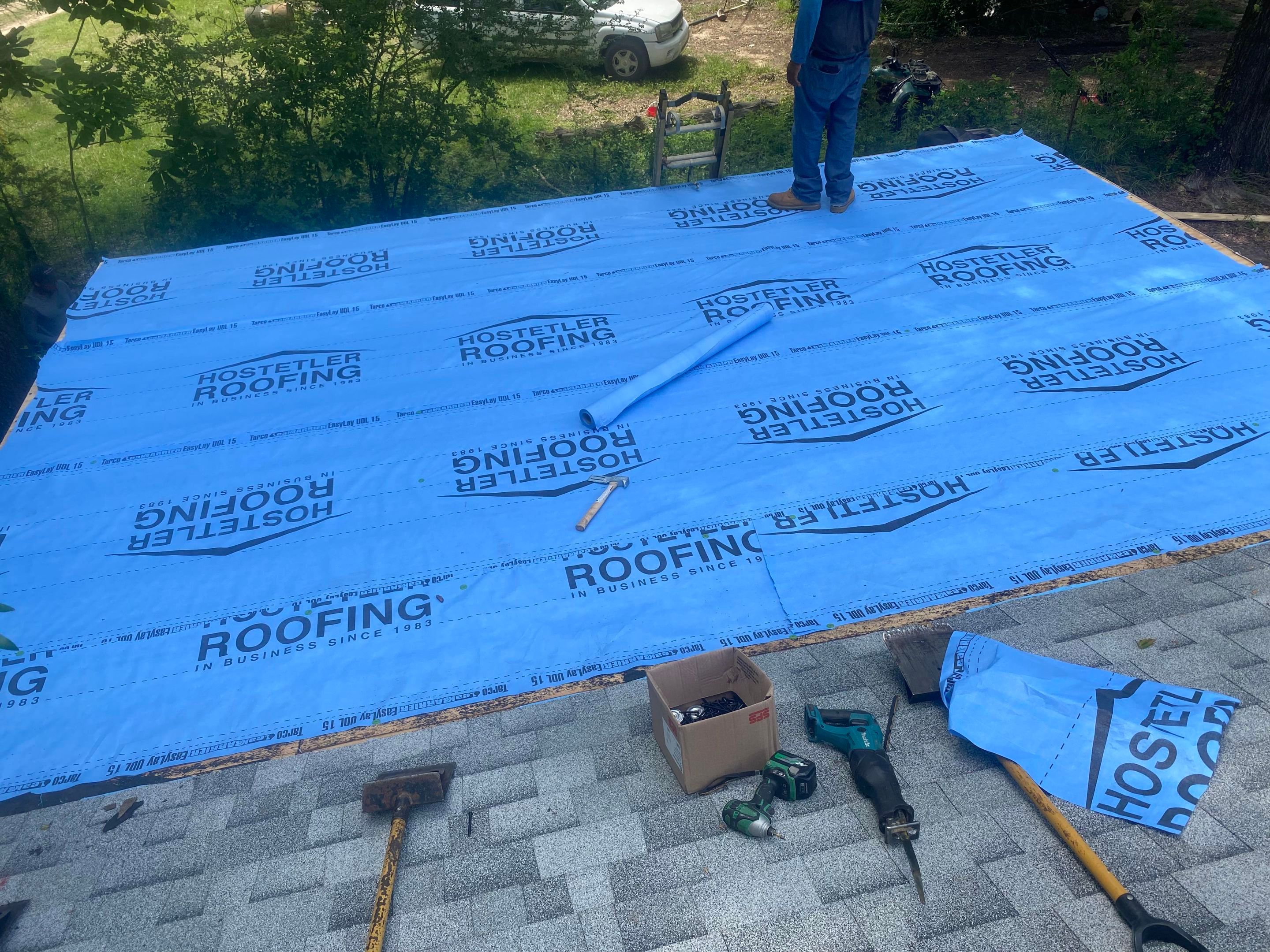 Residential Shingle Reroof using Malarkey Architectural Highlander NEX by Hostetler Roofing