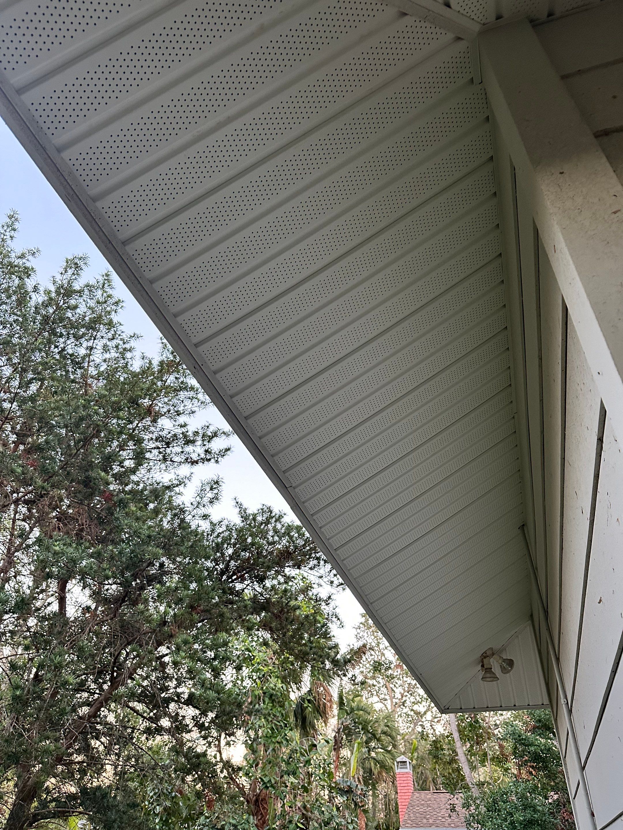 Replace All Soffit in the House in Sarasota FL by Gutter Professors