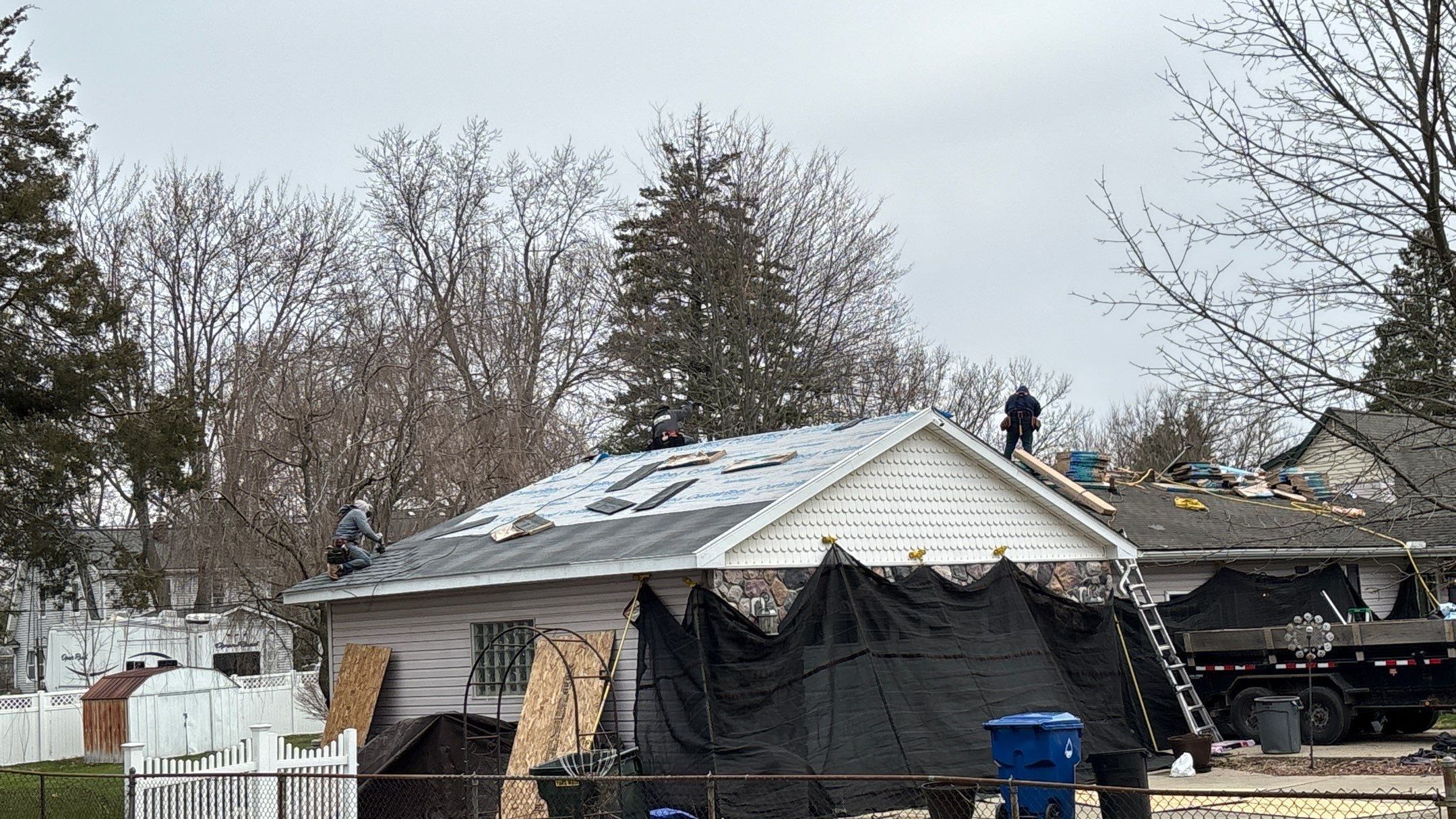 Roof Replacement using CertainTeed Landmark Pewter by 180 Contractors