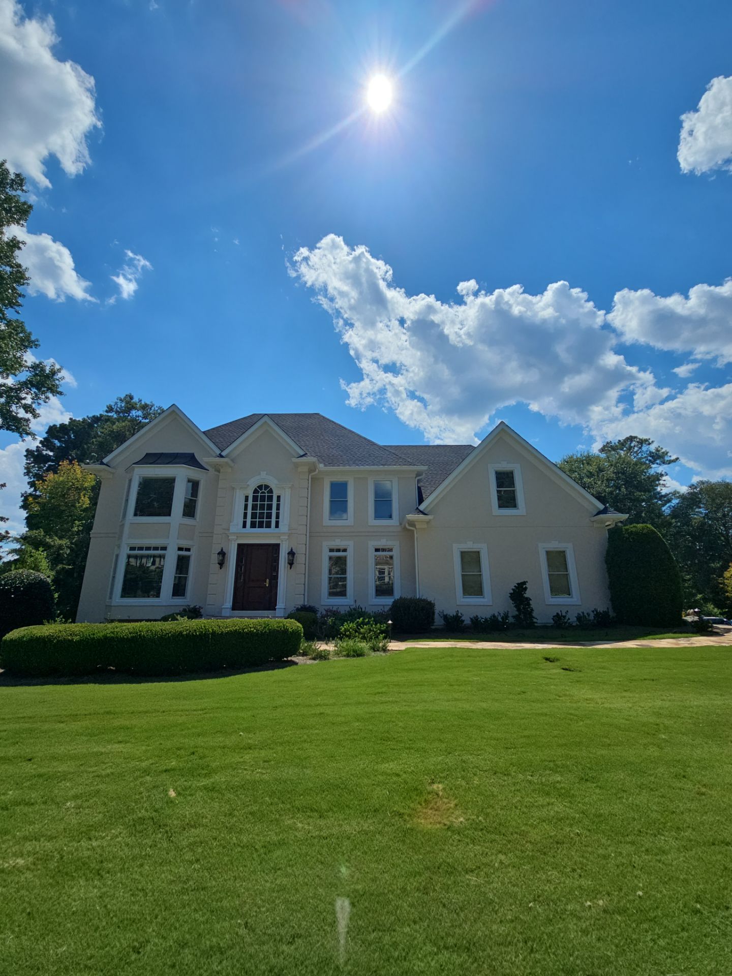 Exterior Transformation in Jonhs Creek by Atlanta's Paint Doctor