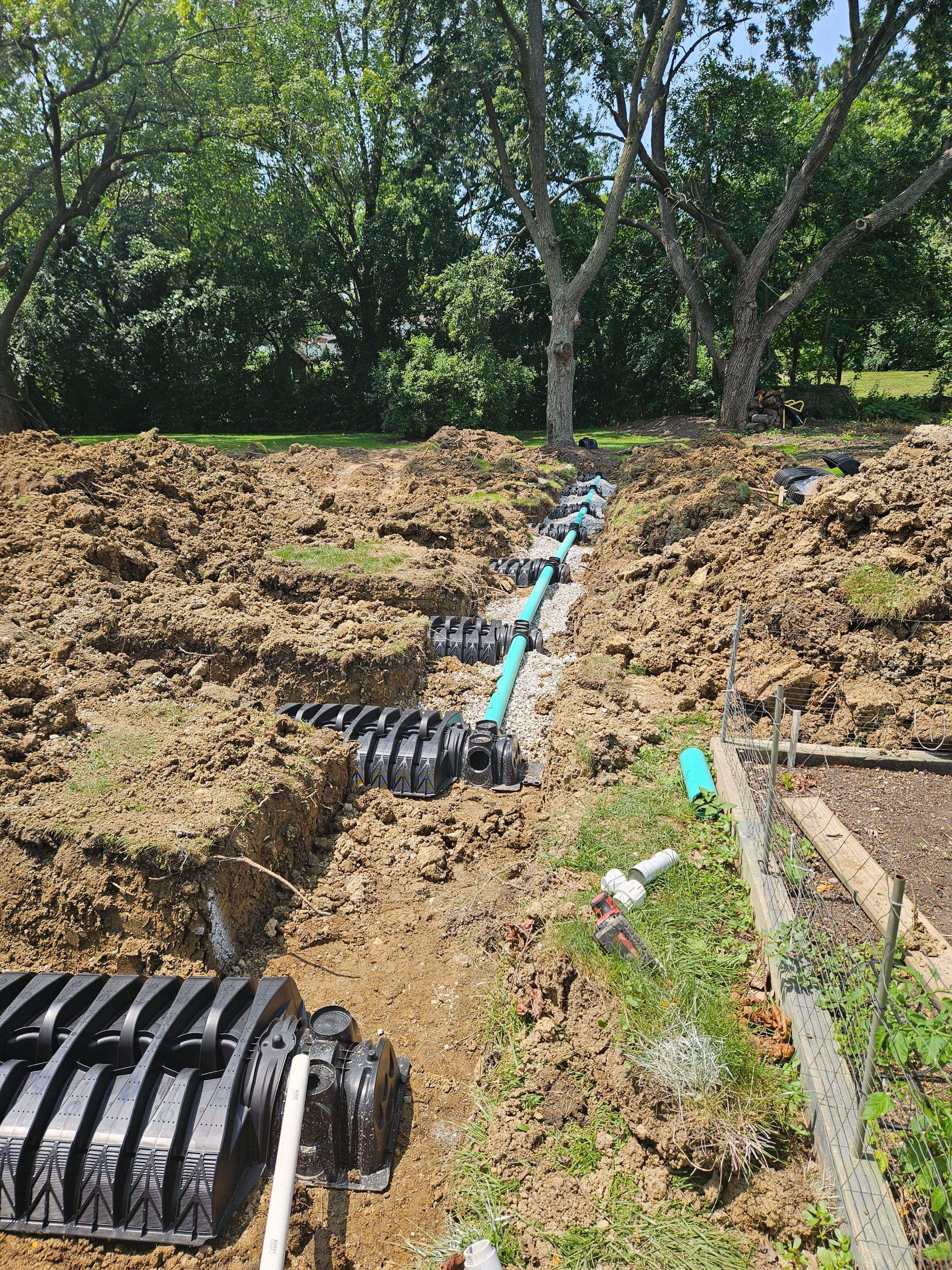 Delta 500 Aeration Station with Lift Station and Infiltrator Chamber System by Allied Water Services