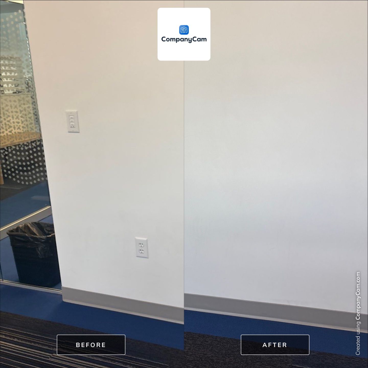 Commercial Office Remodel with Custom Wood Baffles in Lincoln by CompanyCam Sales Demo