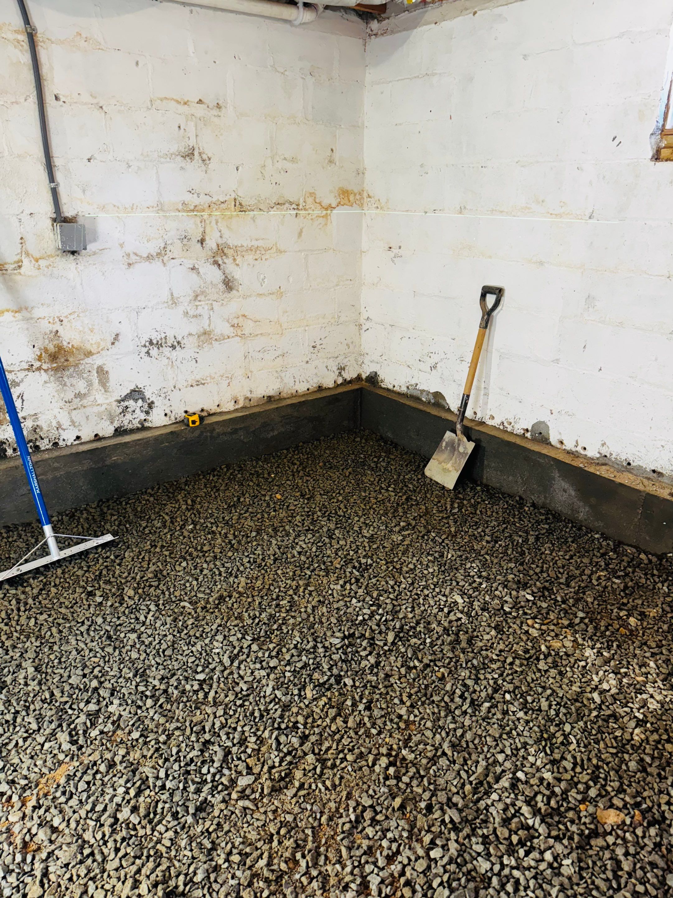 Concrete Floor Replacement and Interior French Drain Project in Morris Plains, New Jersey by Pure Service Pro, LLC