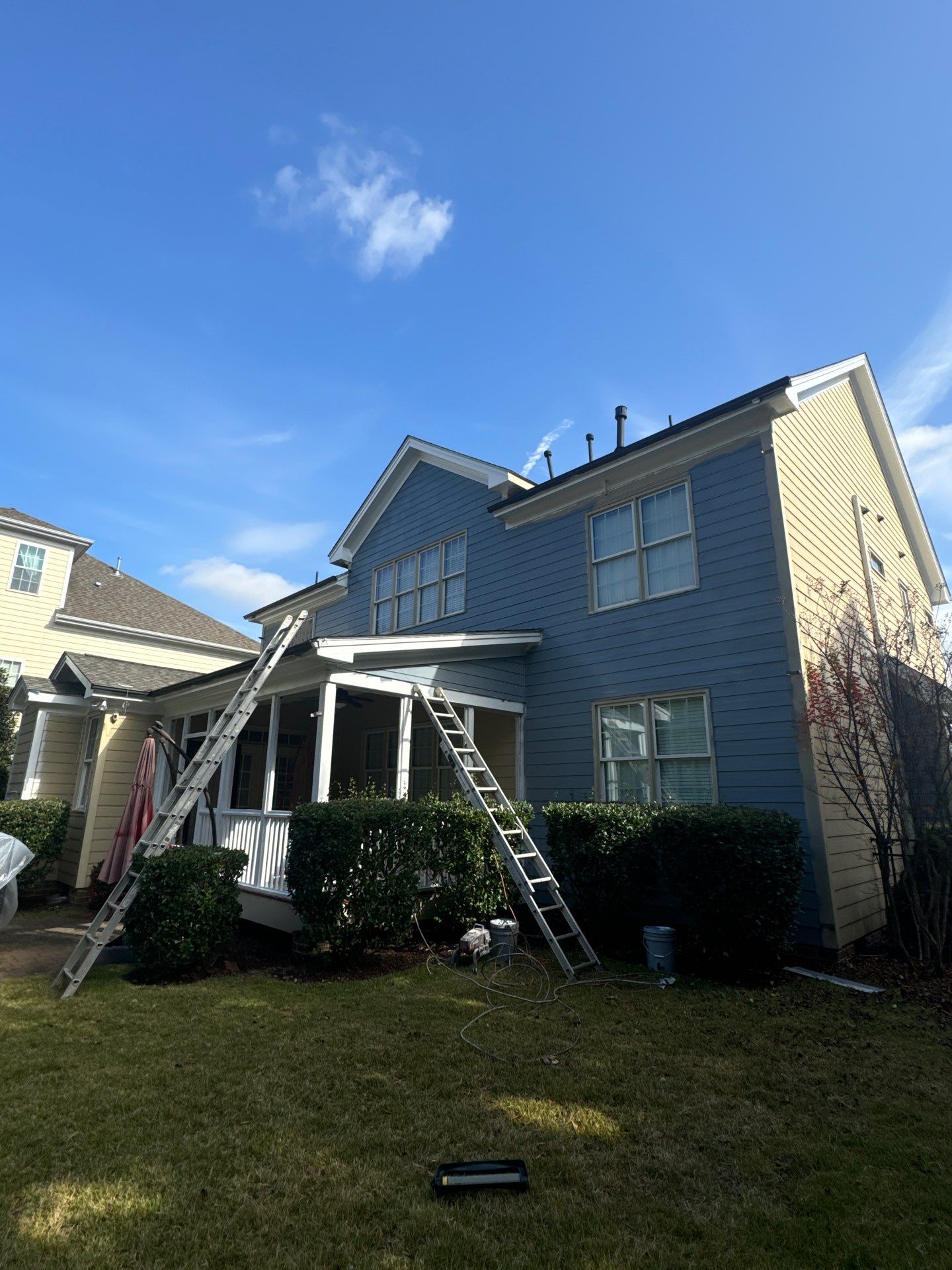 Exterior Painting Cary NC (Victoria B.) by GonzalezPainters & Contractors Inc 