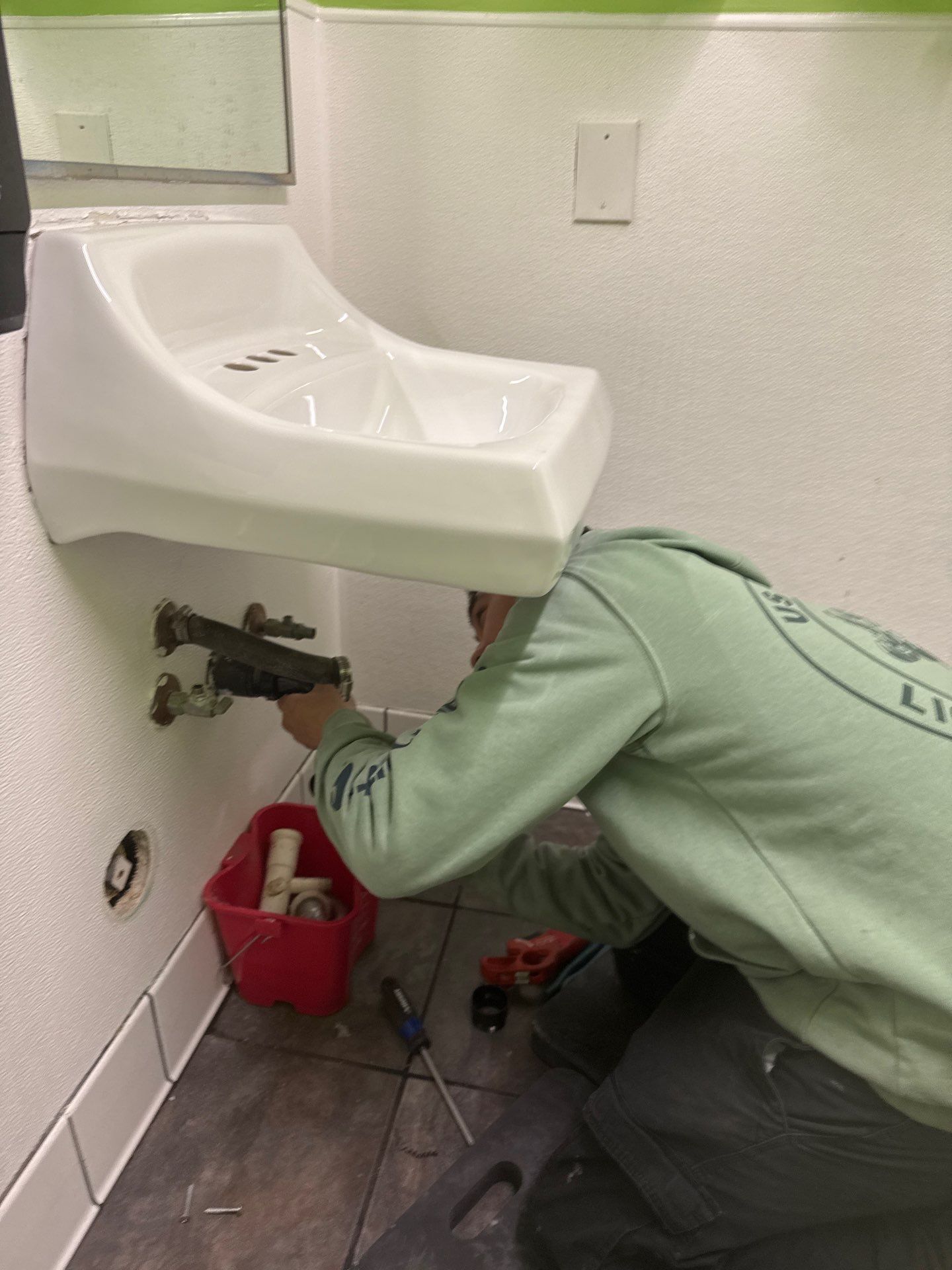 Sink Installation with Faucet & Plumbing by Us Plumbing