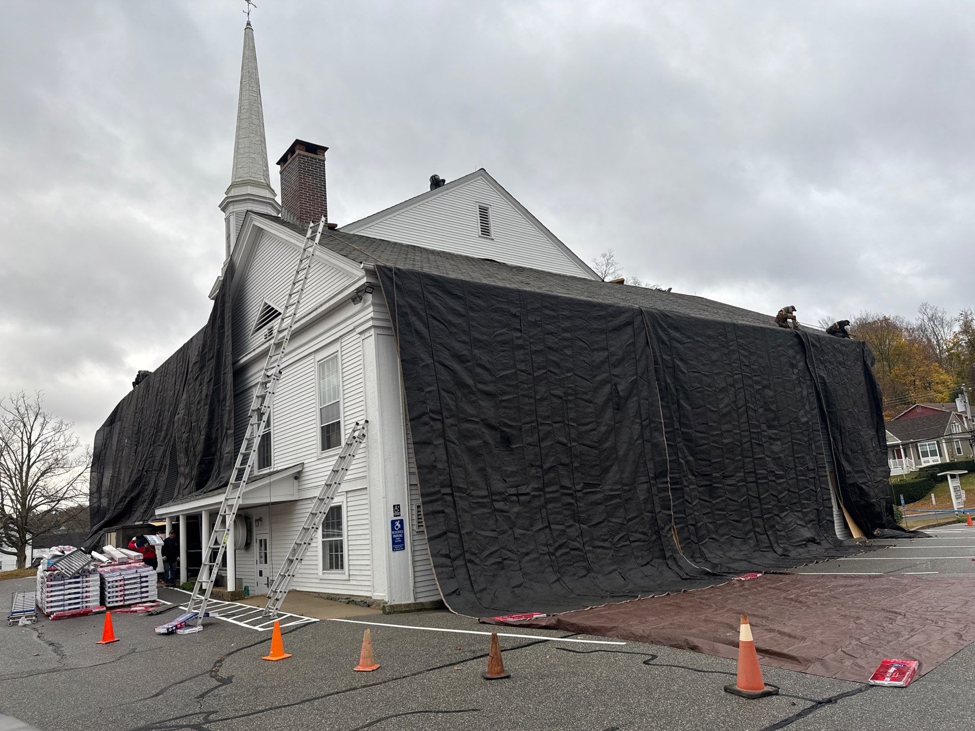 Congressional Church in East Hamptom  by All site builders LLC