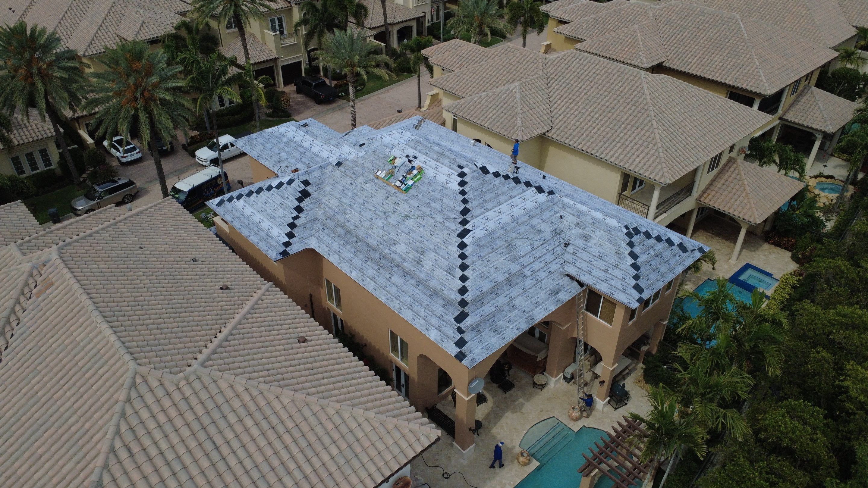 Residential Roofing Installation using Crown by BLUES BROTHERS ROOFING