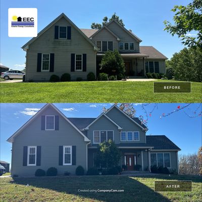 Siding/Roof Installation using Exterior Portfolio Vinyl Siding & IKO roof