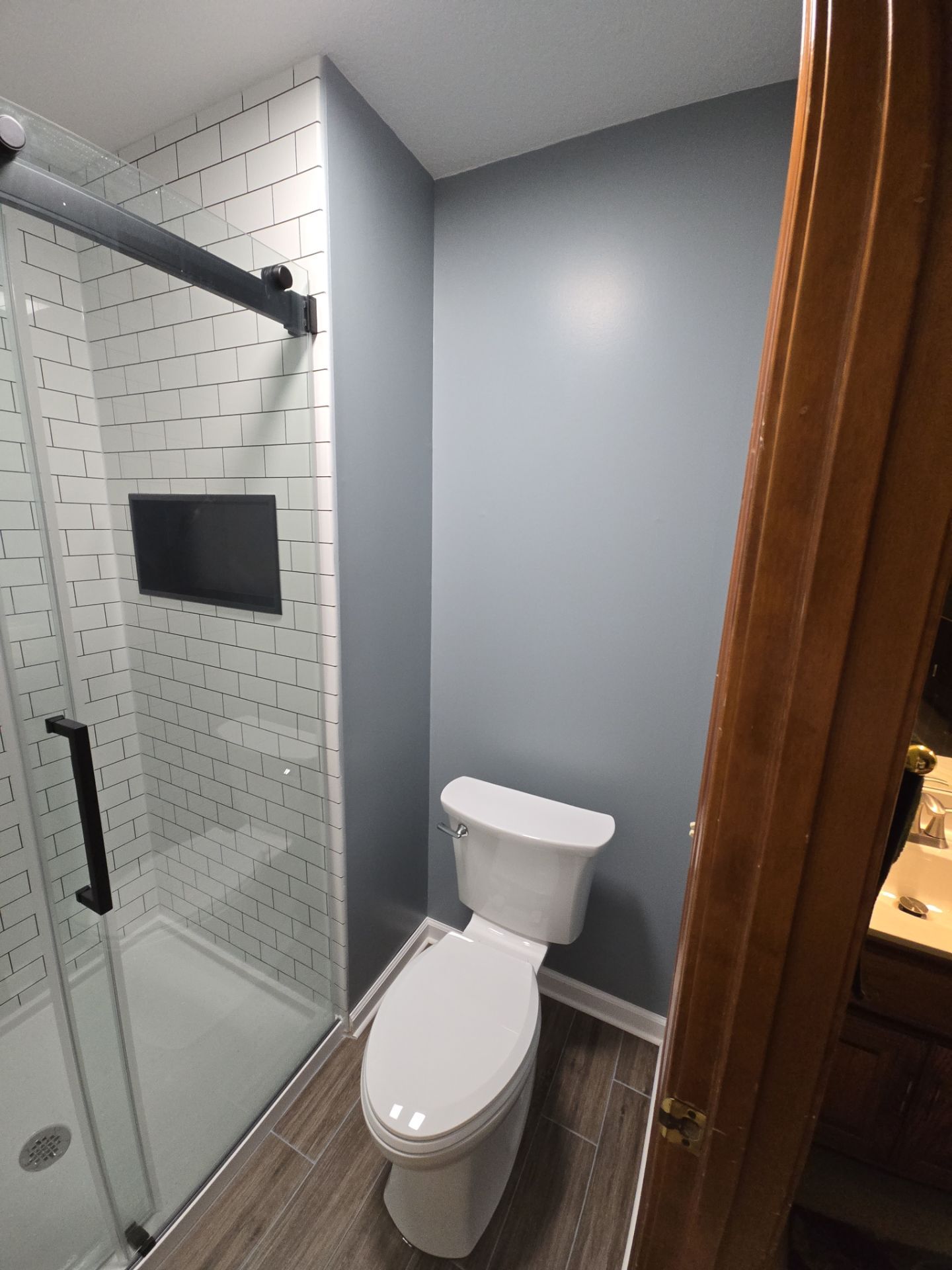 Shower Replacement and Tile Floor by The Shower Company