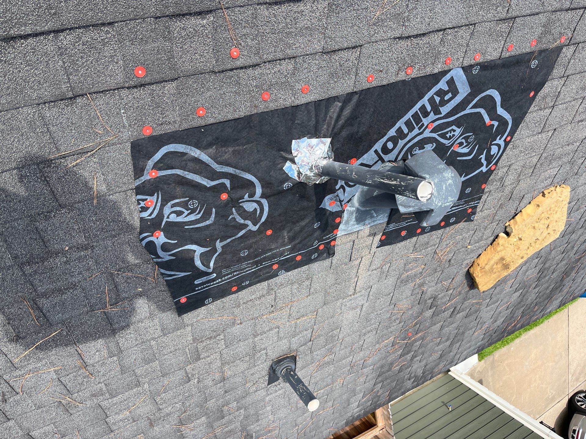 Hail Damage using Owen's Corning Duration (Lifetime) Shingles by Roof Repair Company