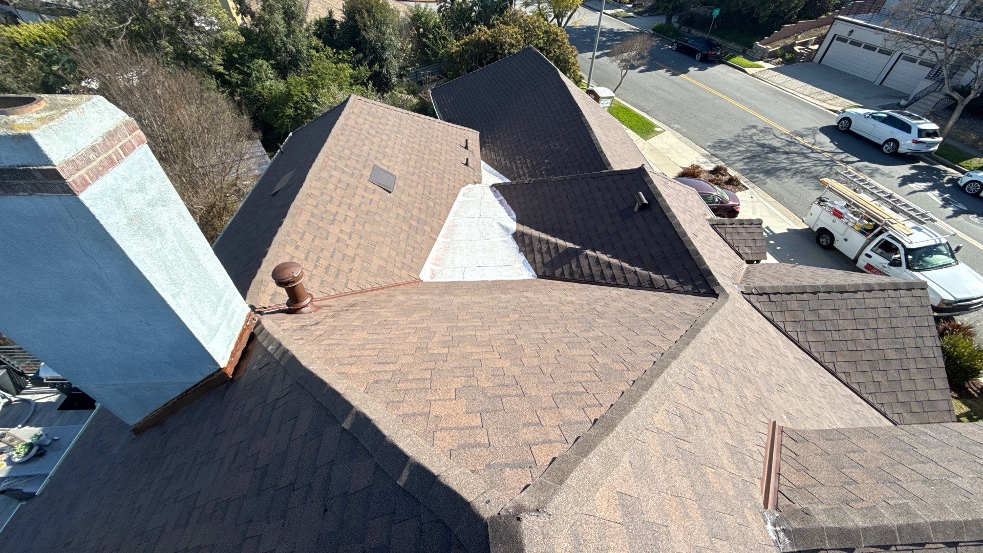 Residential Roofing Installation using Owens Corning Duration Cool Shingles by Hull Brothers Roofing