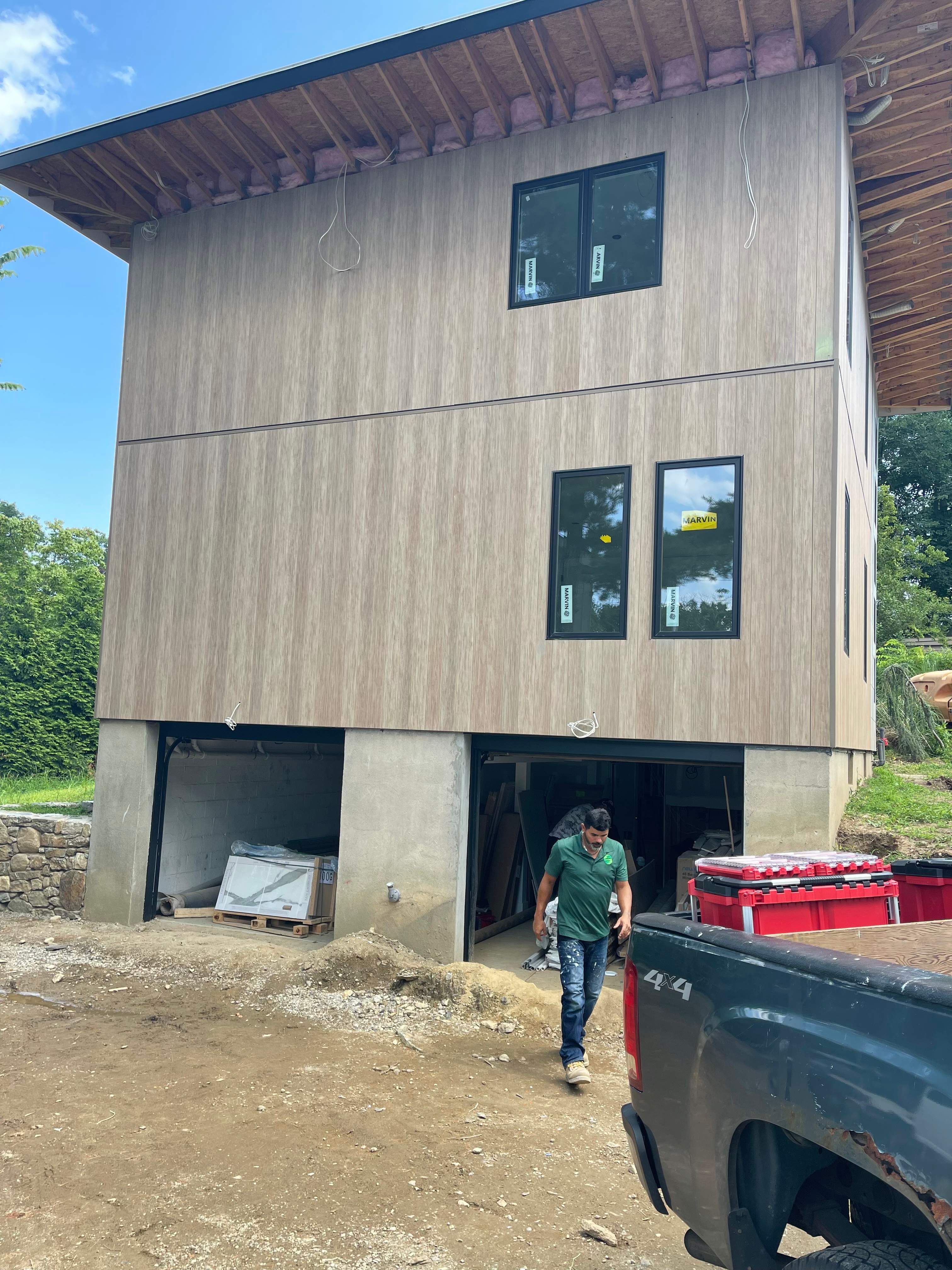 Black Gutters in wesport by A Plus Exterior