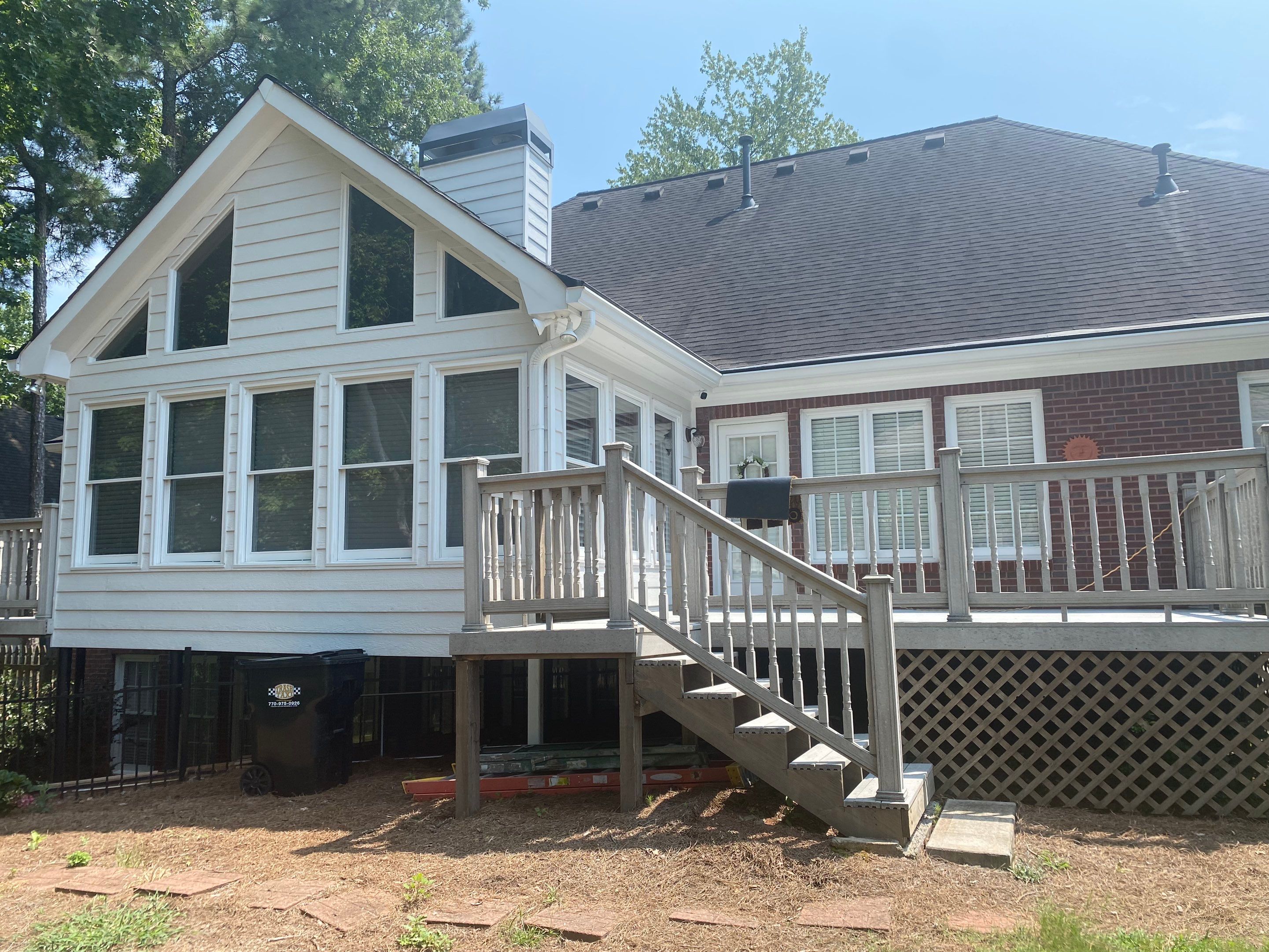 Residential Exterior Trim and Garage Door Painting in Acworth by Swift Home Renovations
