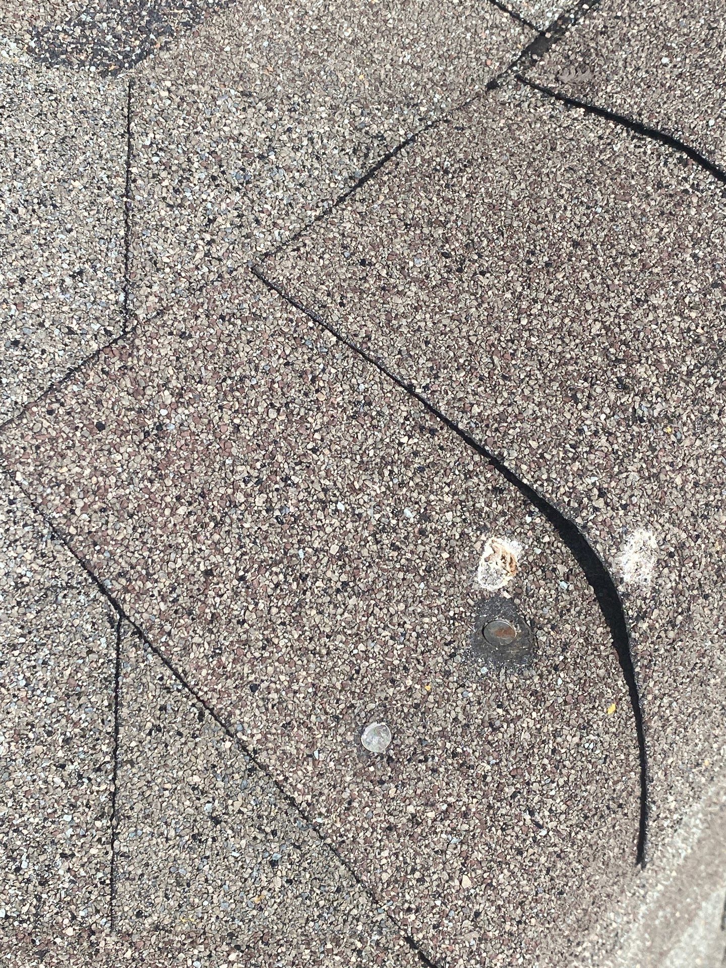 Hail Damage using Owen's Corning Duration (Lifetime) Shingles by Roof Repair Company