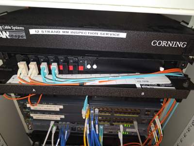 Structured cabling installation by CimaSolutions