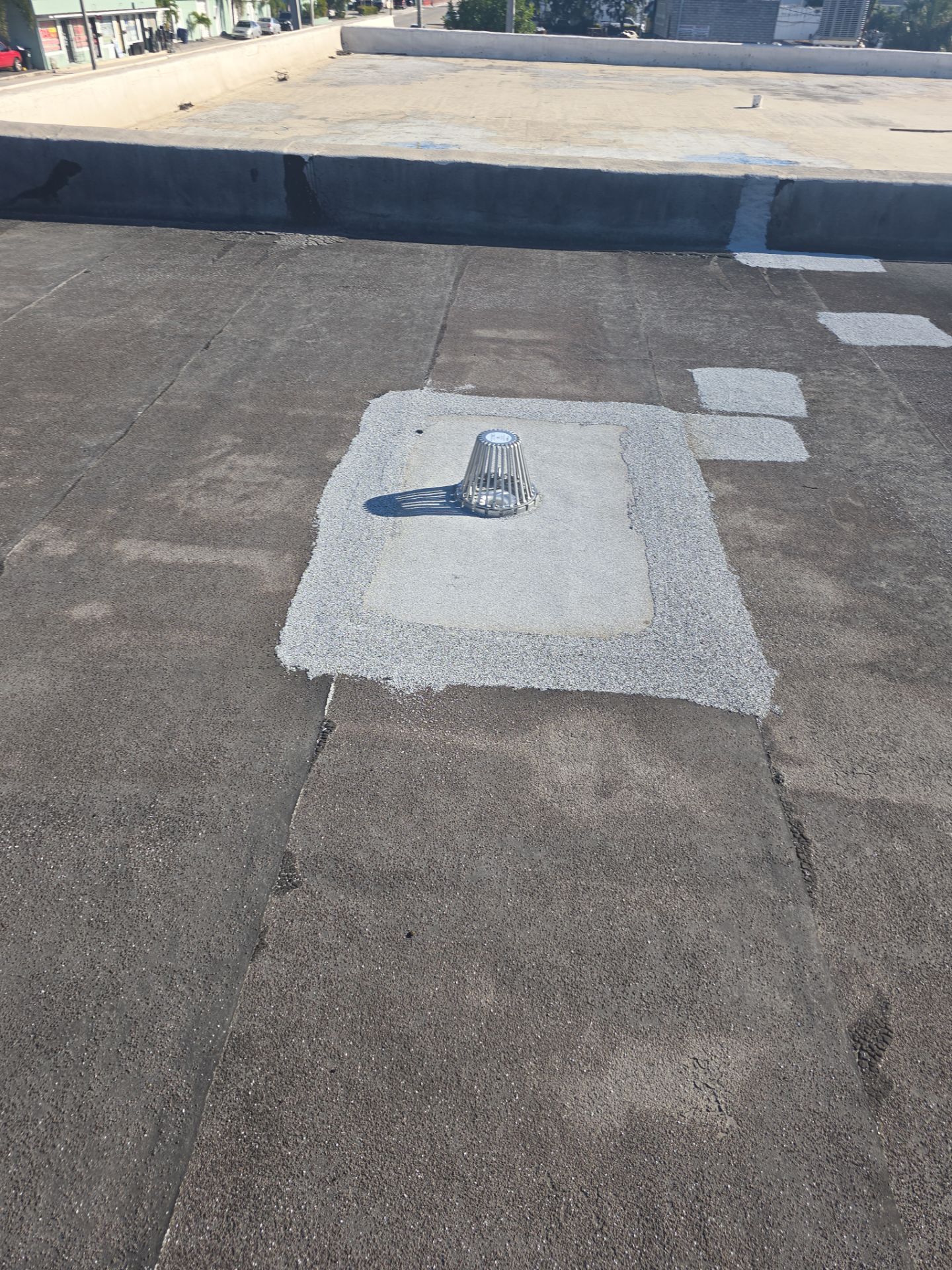 Flat Roof Repair on Commercial building in Fort Lauderdale by Aastro Roofing