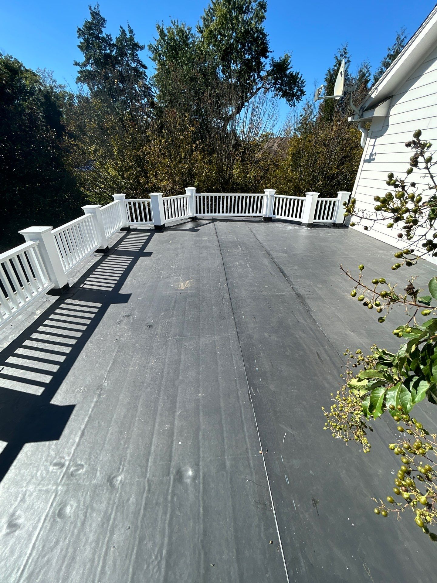 McLean - Residential Flat Roof Replacement with Carlisle Syntec EPDM by RM Banning, Inc.